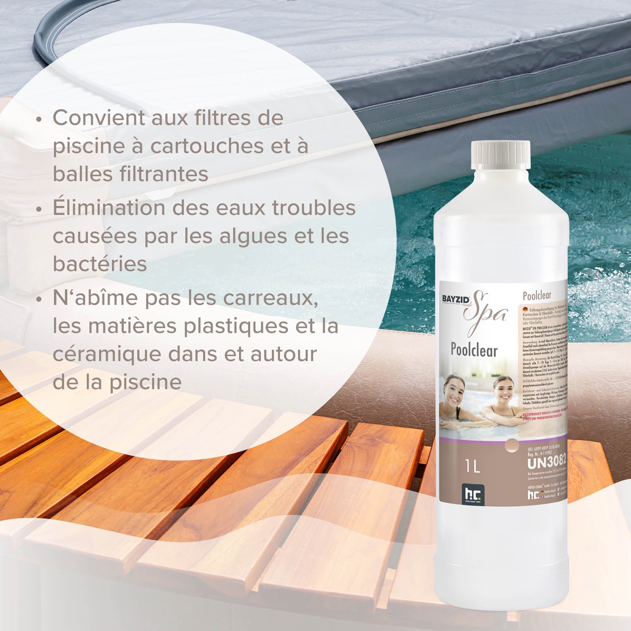 1L BAYZID® SPA Poolclear Trübungsbeseitigung - Image 10