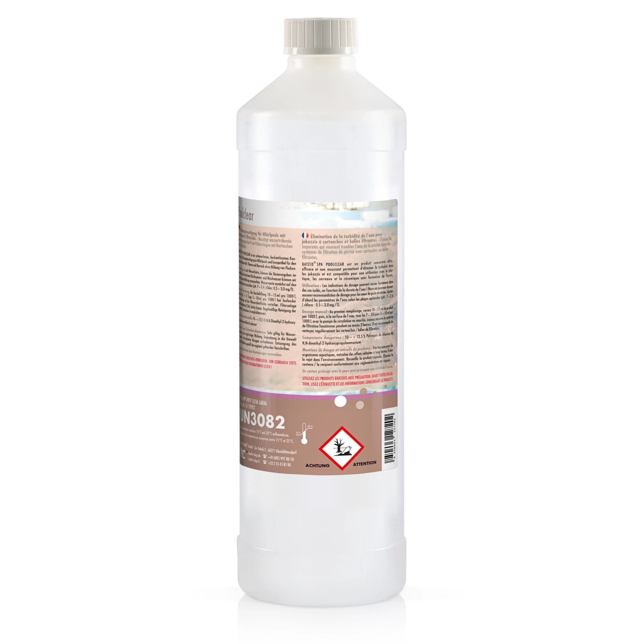1L BAYZID® SPA Poolclear Trübungsbeseitigung - Image 4