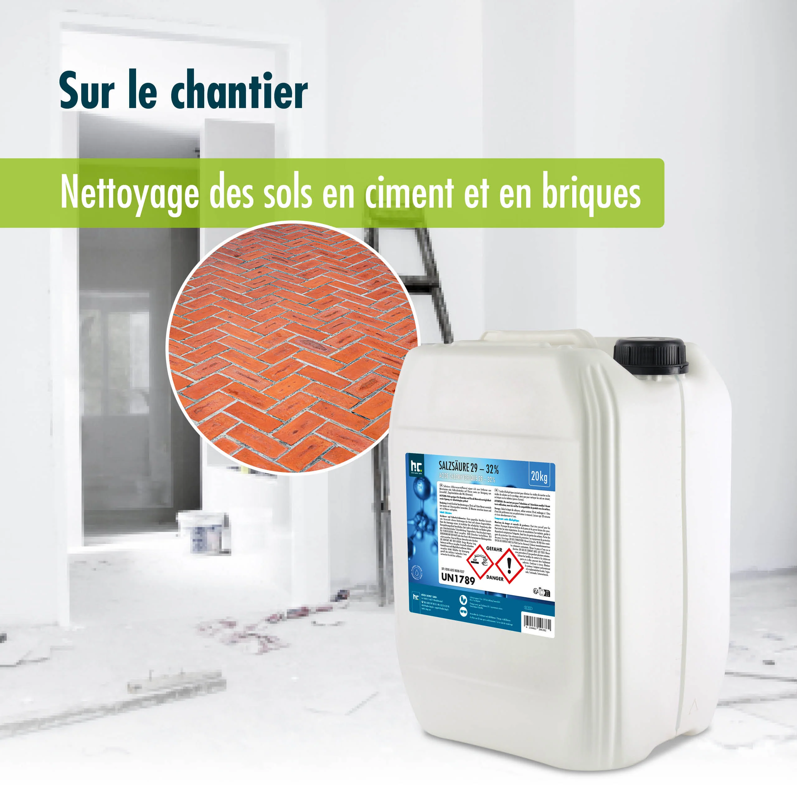 20 kg Höfer Chemie® Salzsäure 29-32% - Image 15