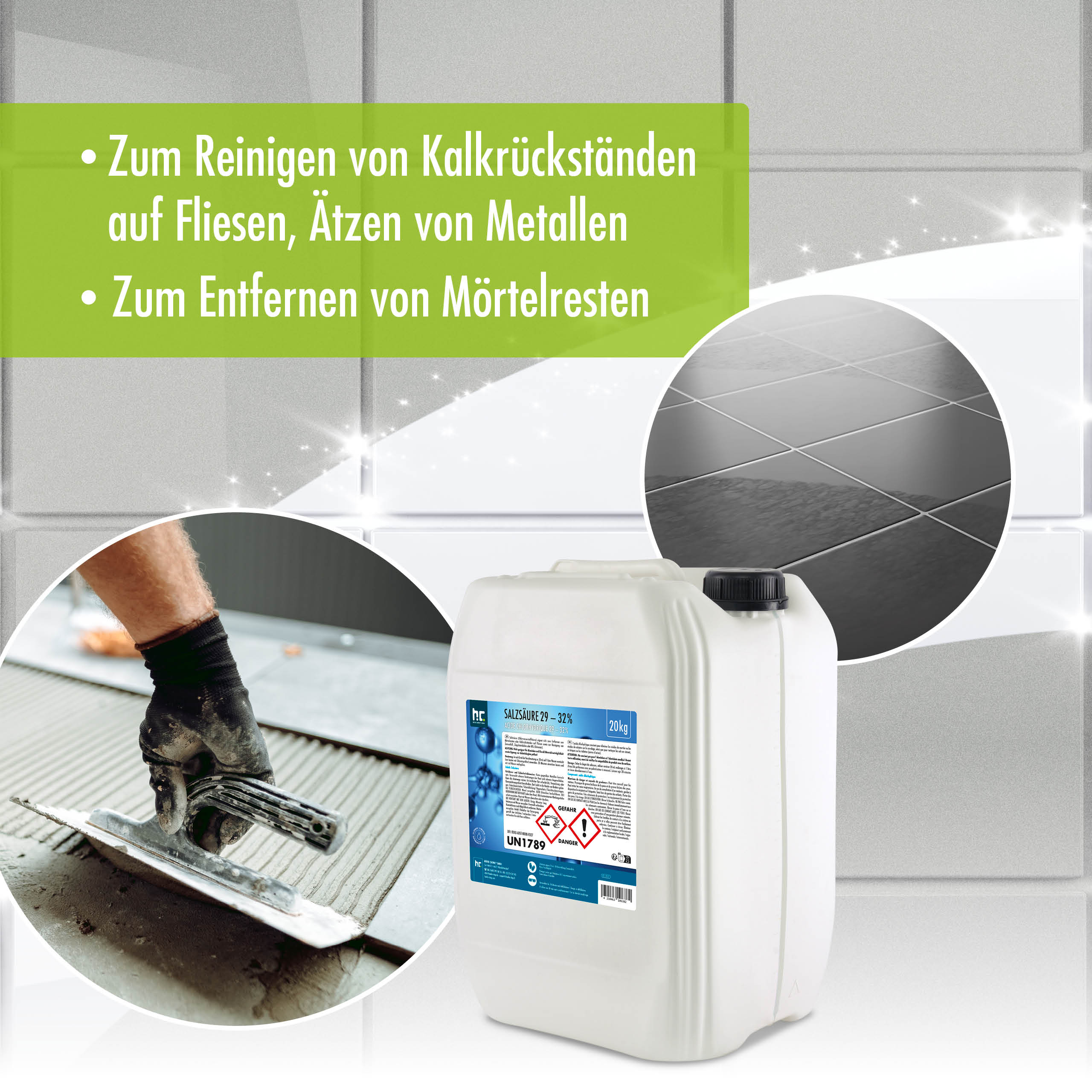 20 kg Höfer Chemie® Salzsäure 29-32% - Image 7