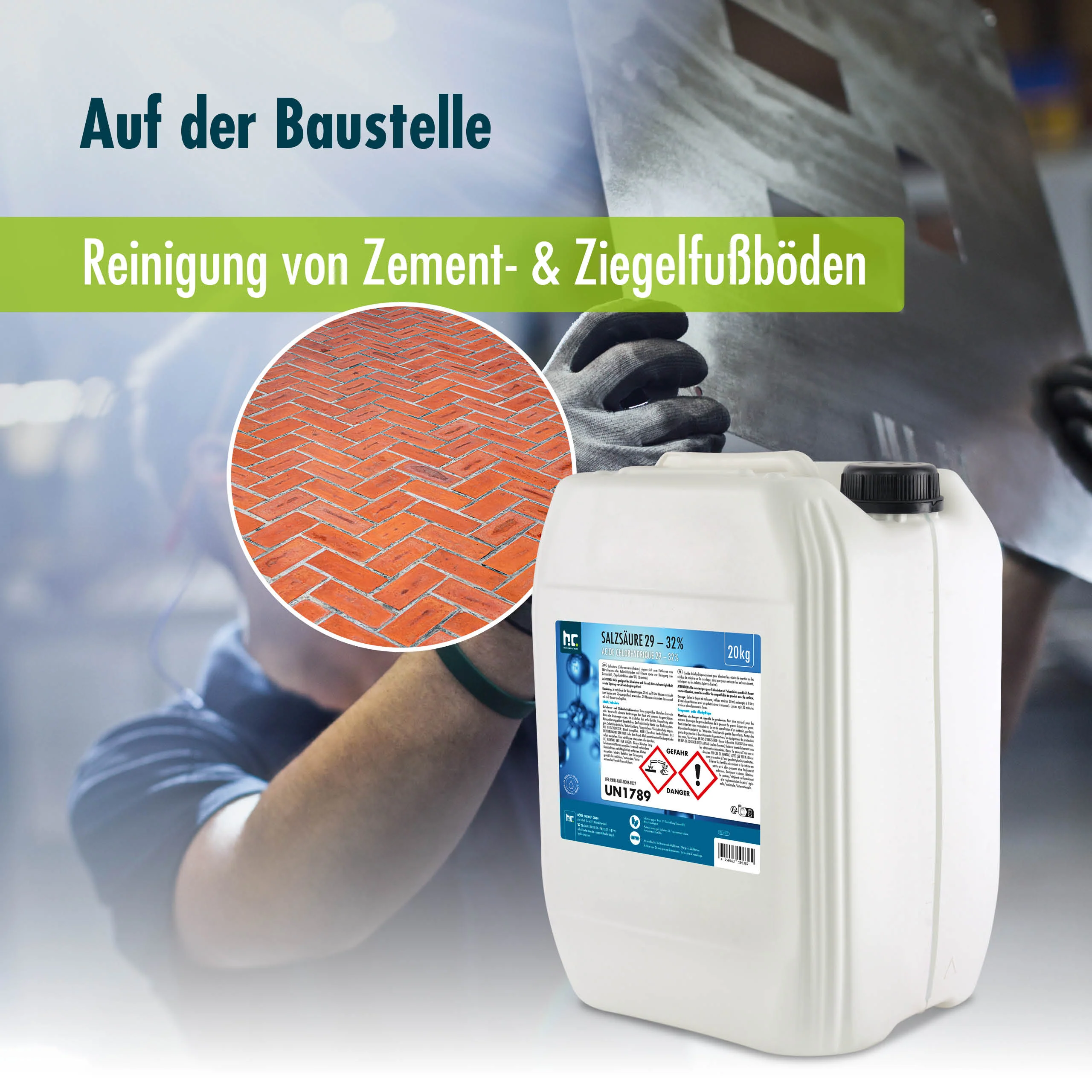 20 kg Höfer Chemie® Salzsäure 29-32% - Image 8