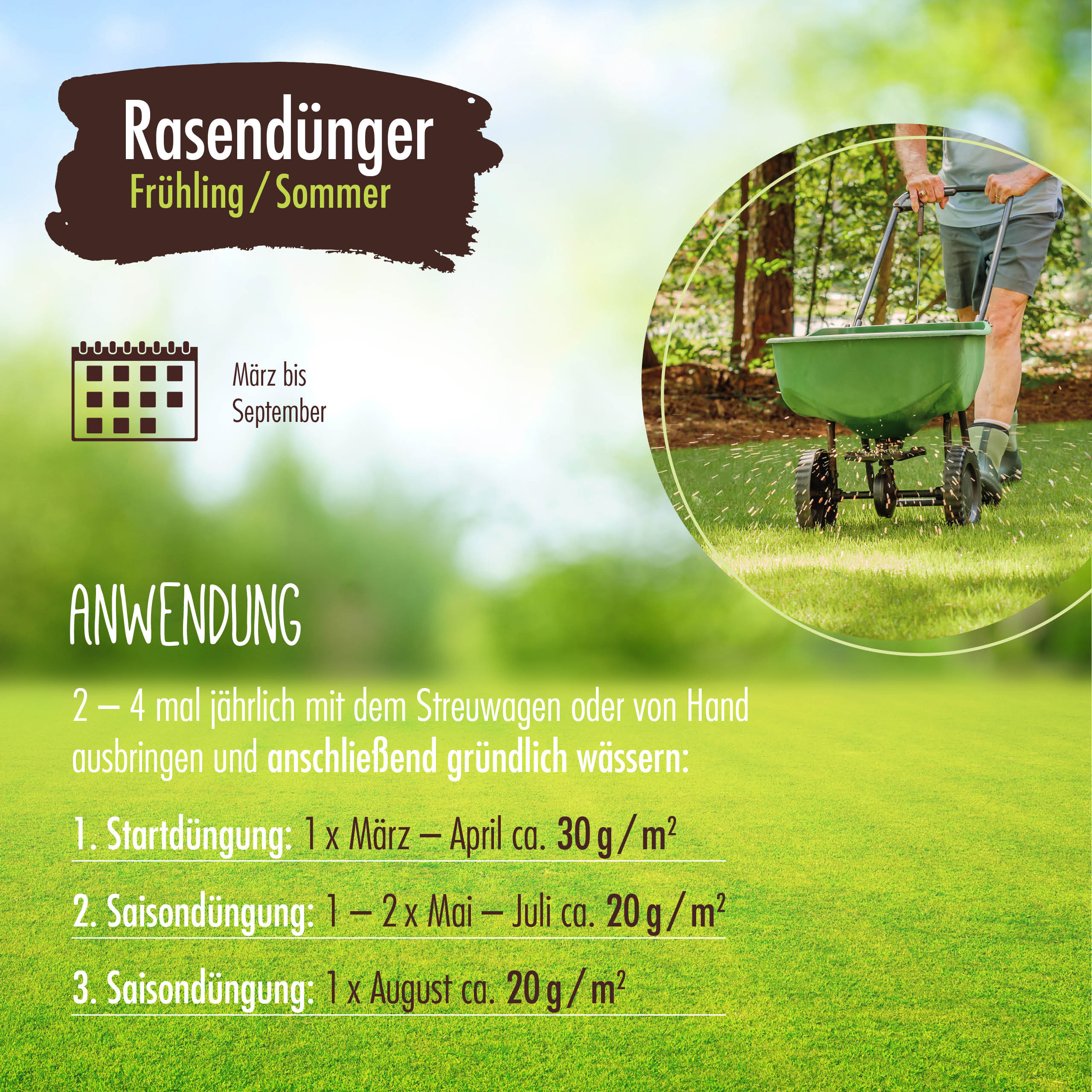 20 kg VERDURMAX® Rasendünger Frühling / Sommer - Image 5