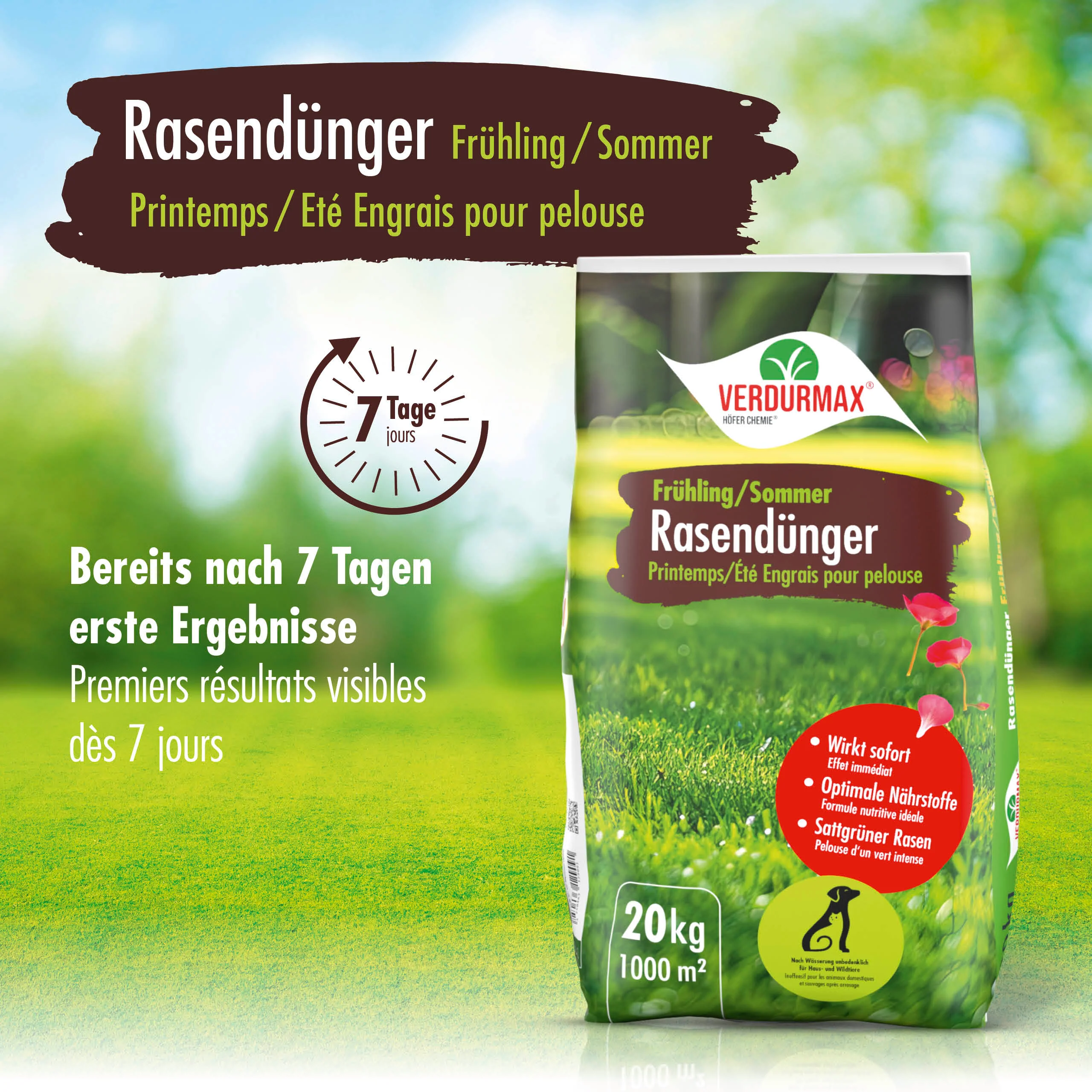 20 kg VERDURMAX® Rasendünger Frühling / Sommer - Image 9