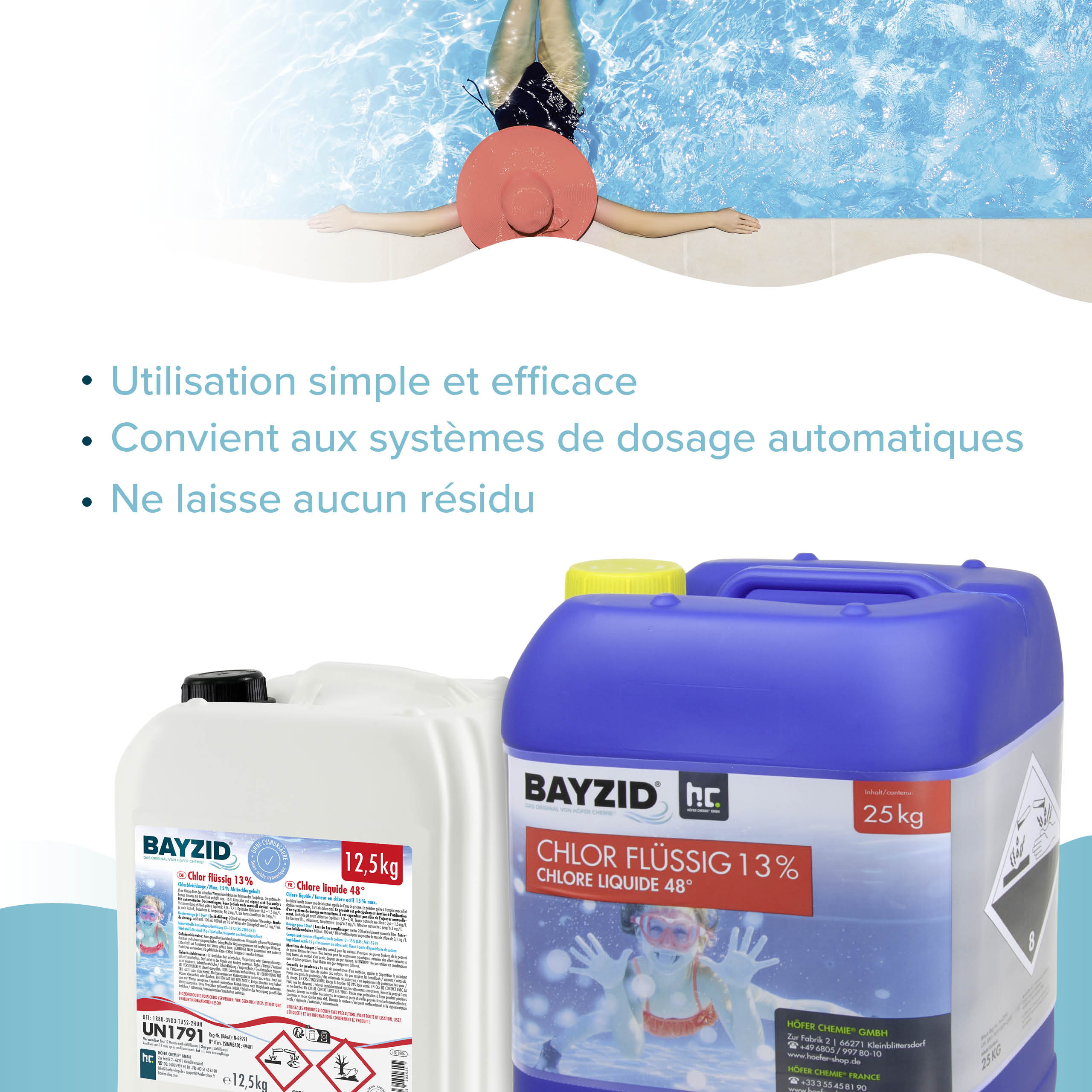 25 kg BAYZID® Chlor 13% flüssig für Pools in Kanister - Image 11