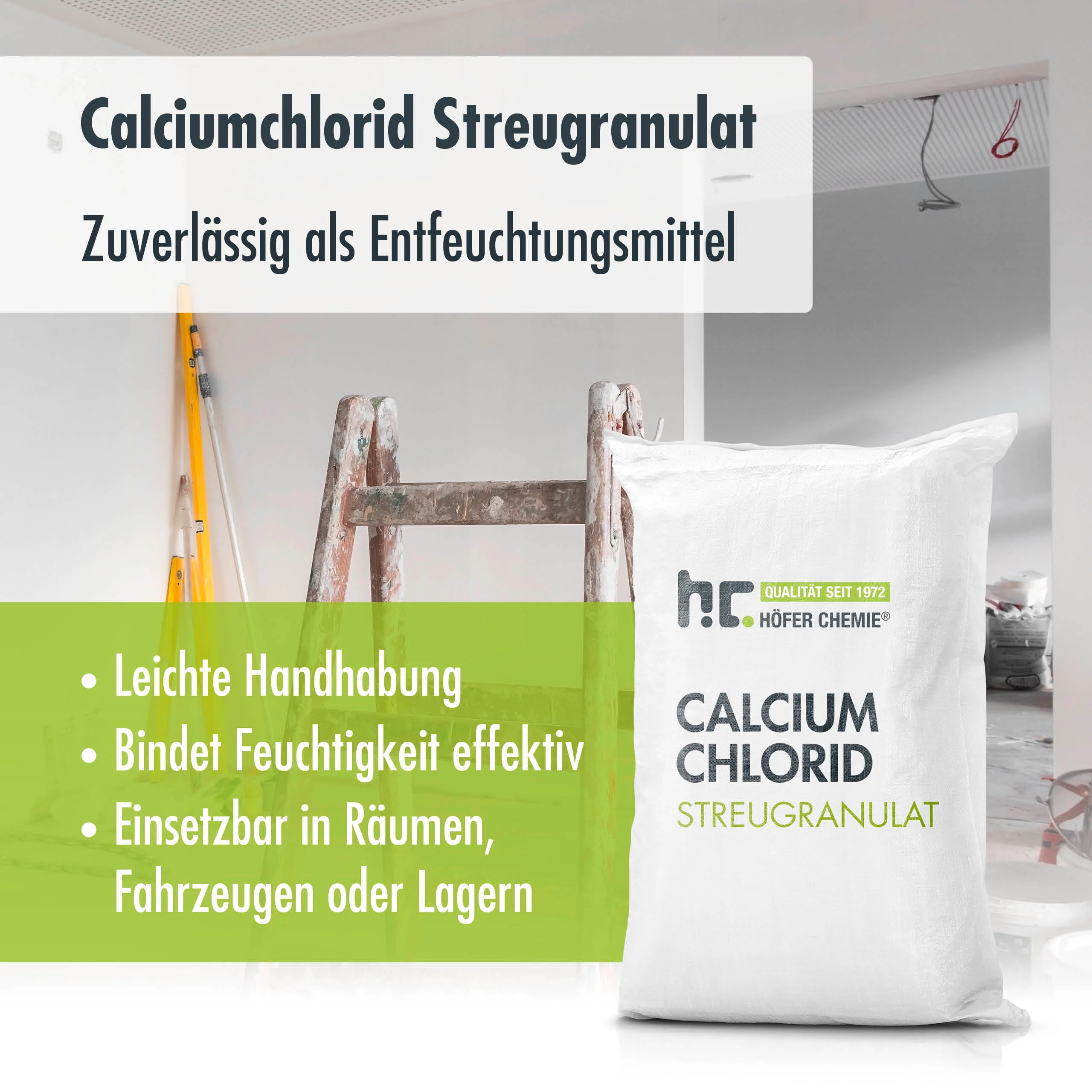 25 kg Höfer Chemie® Calciumchlorid Streugranulat / Flakes - Image 11