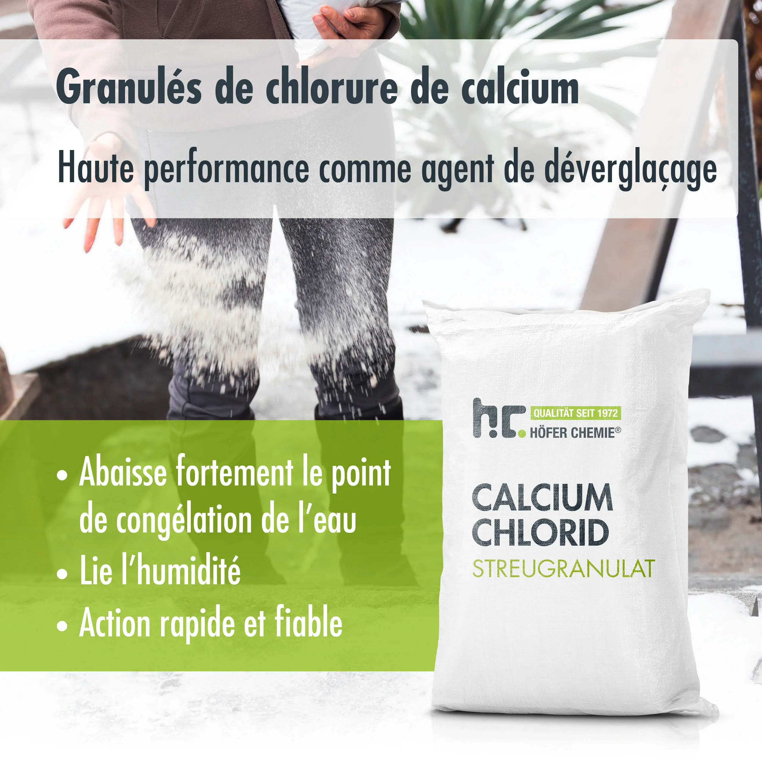25 kg Höfer Chemie® Calciumchlorid Streugranulat / Flakes - Image 15