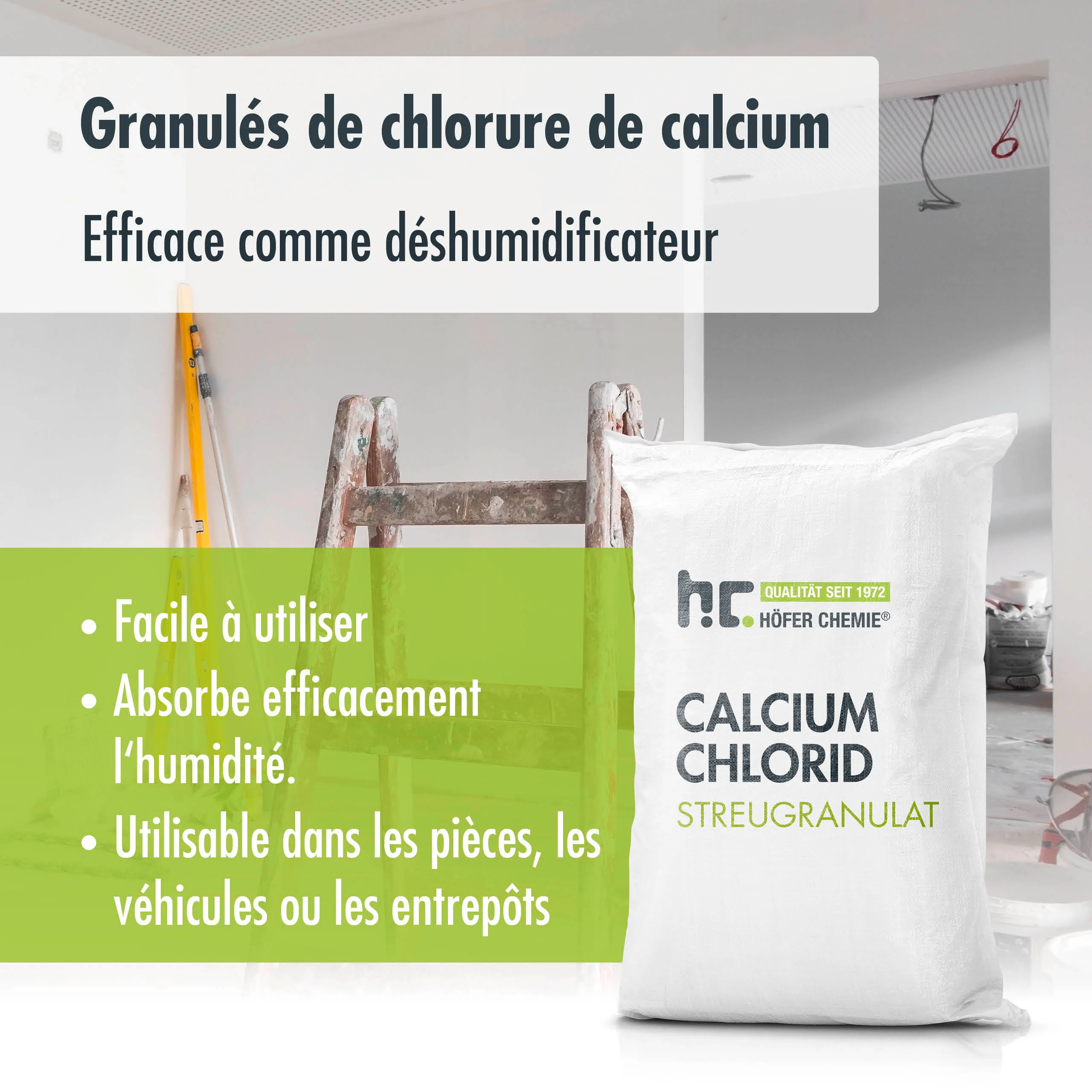 25 kg Höfer Chemie® Calciumchlorid Streugranulat / Flakes - Image 16