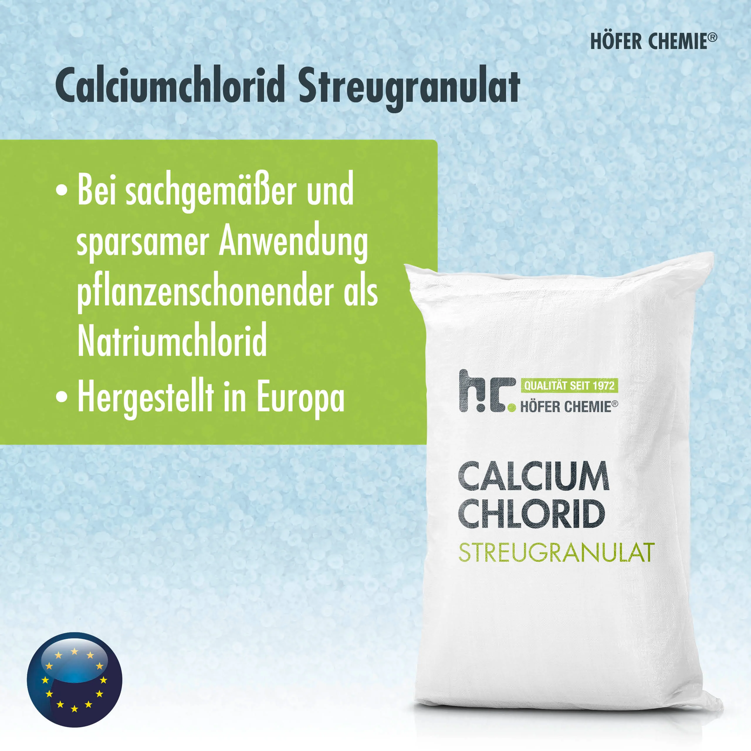 25 kg Höfer Chemie® Calciumchlorid Streugranulat / Flakes - Image 8
