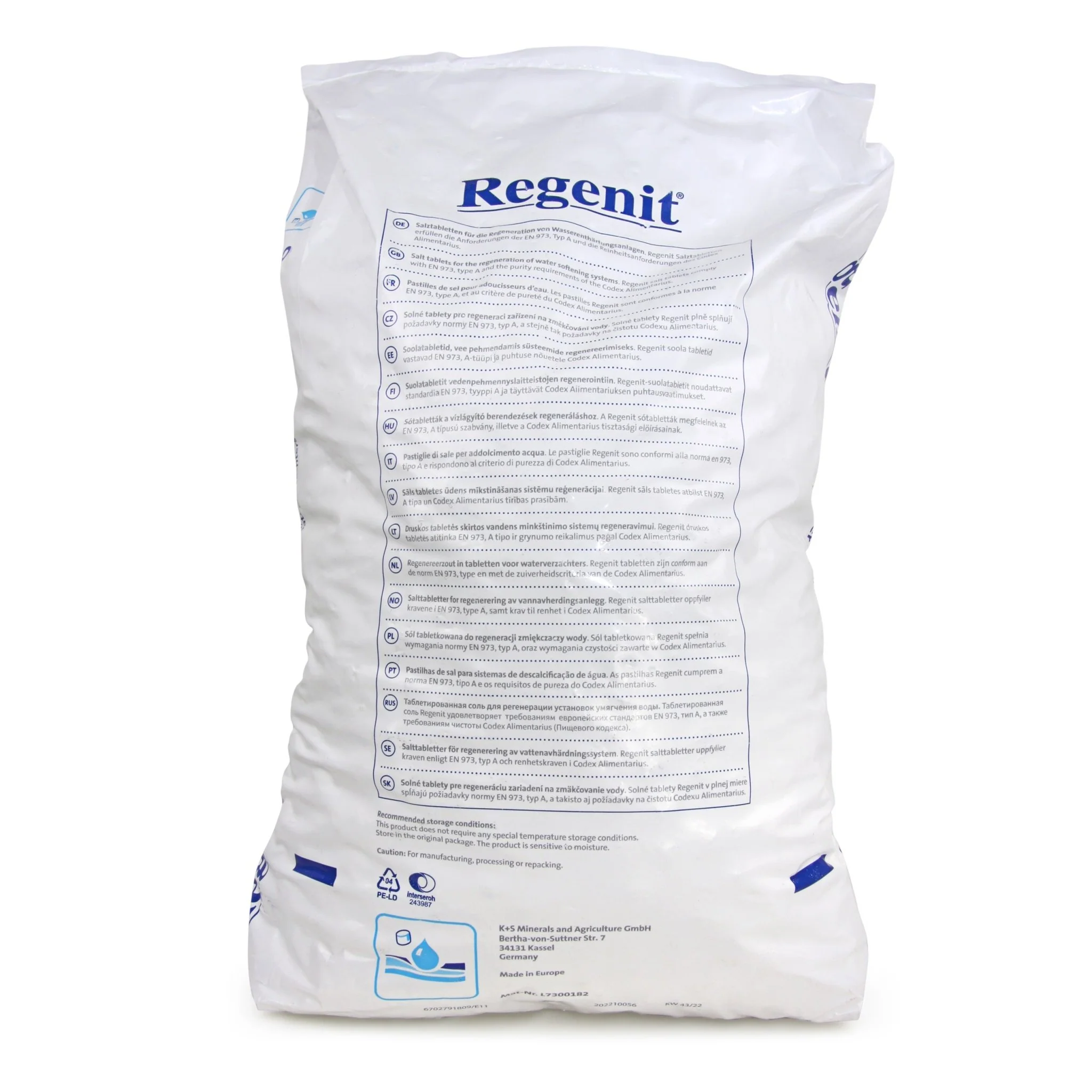 25 kg Regenit® Siedesalztabletten zur Regenerierung von Wasserenthärtungsanlagen - Image 6