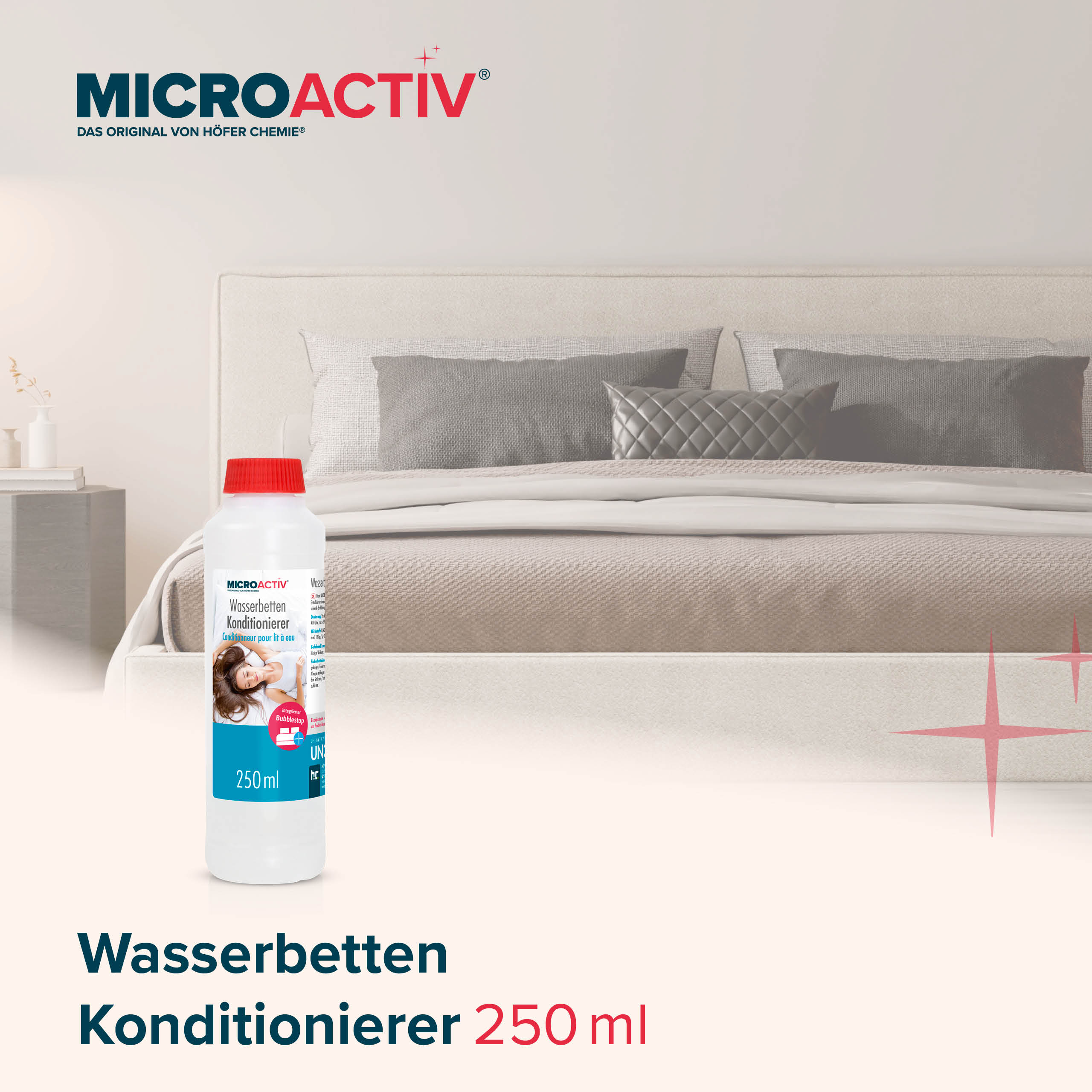 250 ml Microactiv® Konditionierer für Wasserbetten in Flasche - Image 2