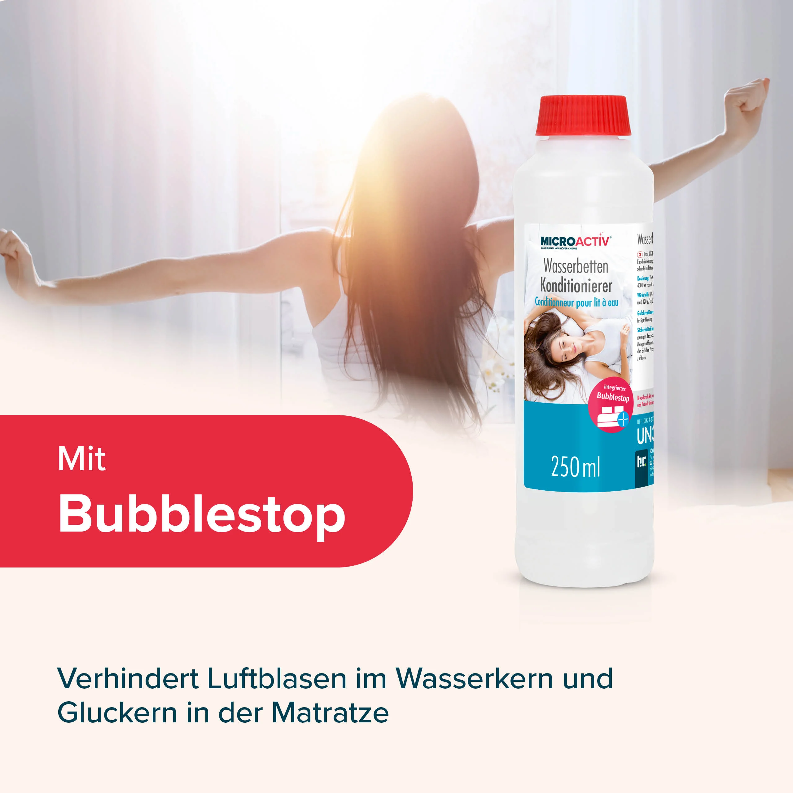 250 ml Microactiv® Konditionierer für Wasserbetten in Flasche - Image 5