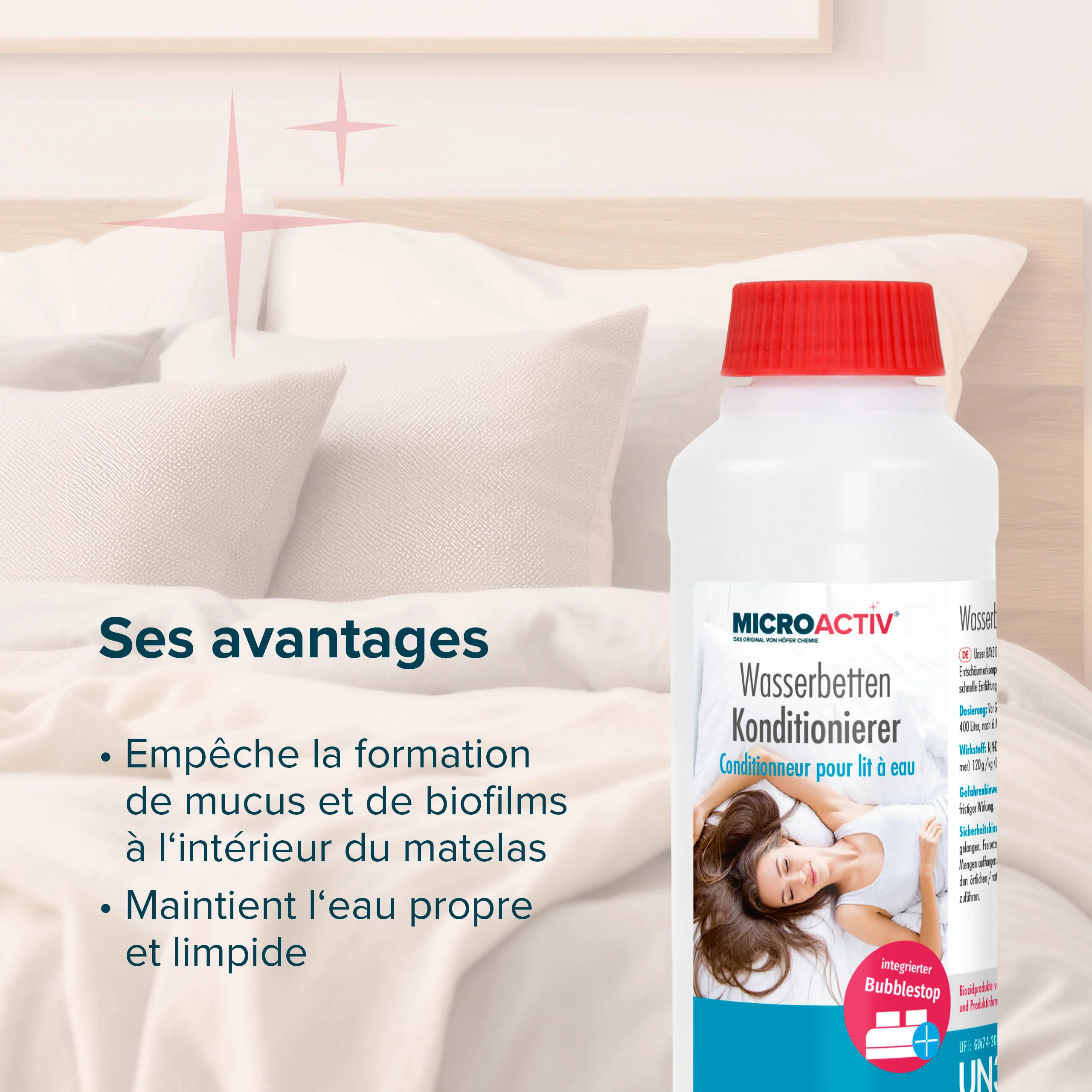 250 ml Microactiv® Konditionierer für Wasserbetten in Flasche - Image 9