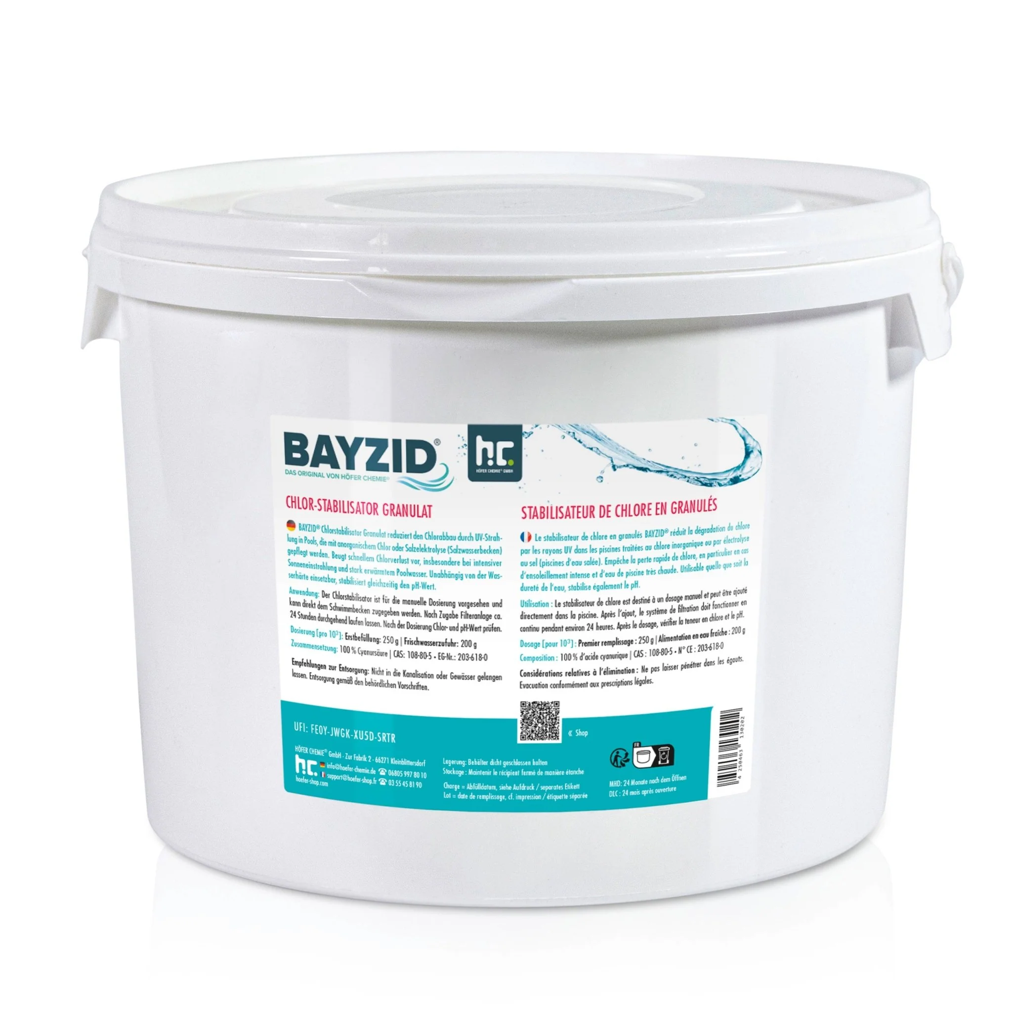 3 kg BAYZID® Chlor Stabilisator Granulat (Cyanursäure) - Image 14