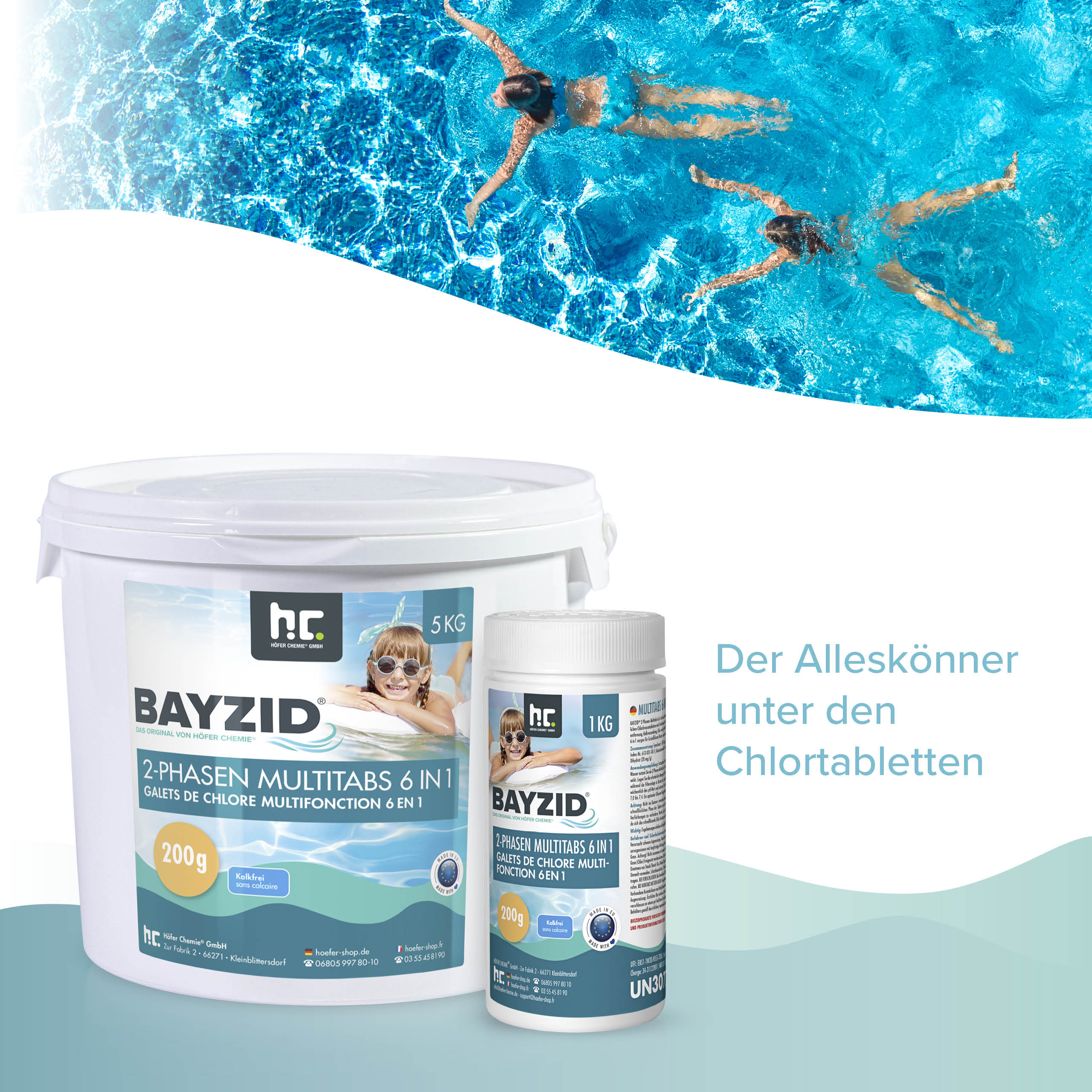 5 kg BAYZID® 2-Phasen-Multitabs 200g 6in1 im Eimer - Image 3