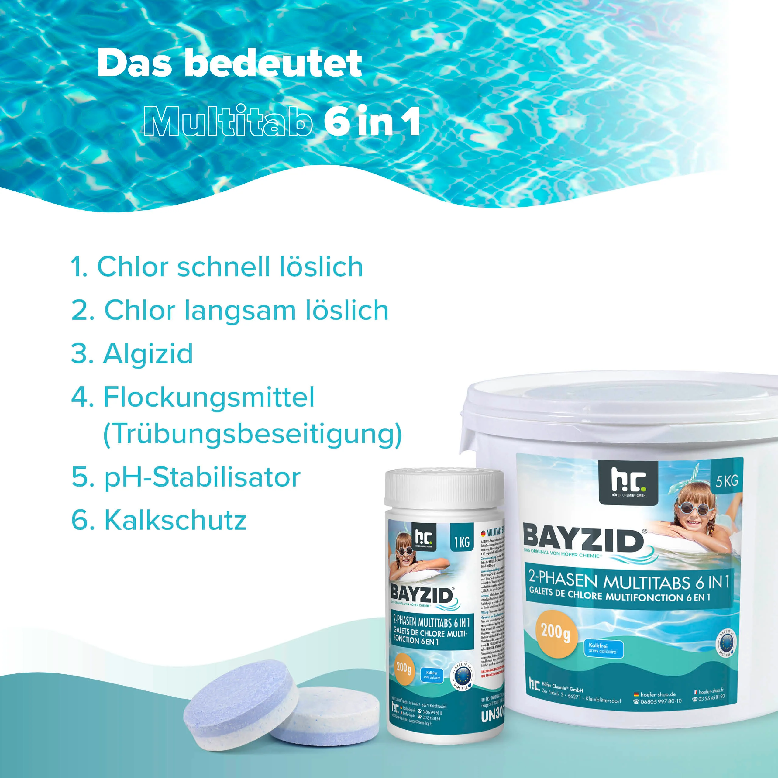 5 kg BAYZID® 2-Phasen-Multitabs 200g 6in1 im Eimer - Image 4