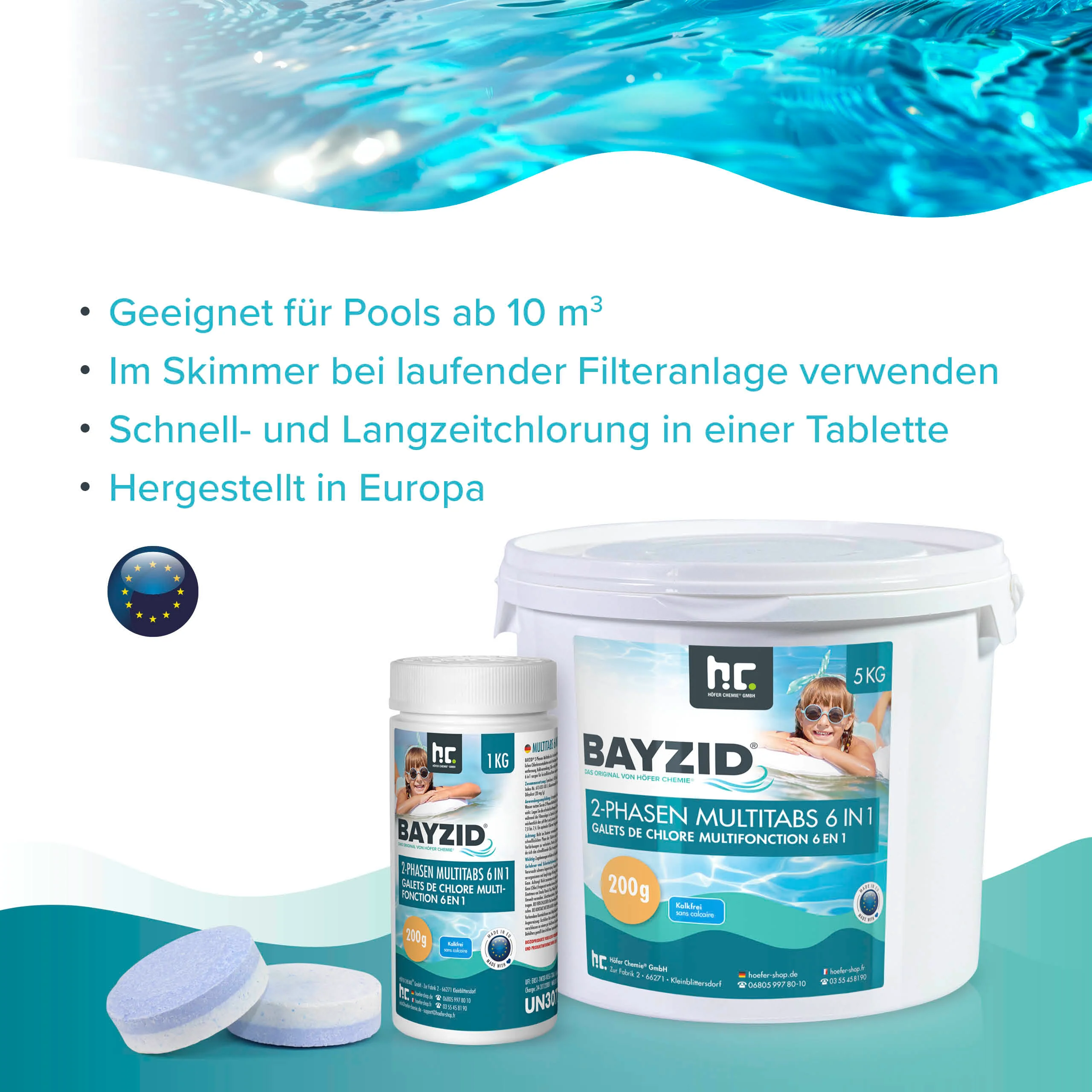 5 kg BAYZID® 2-Phasen-Multitabs 200g 6in1 im Eimer - Image 5