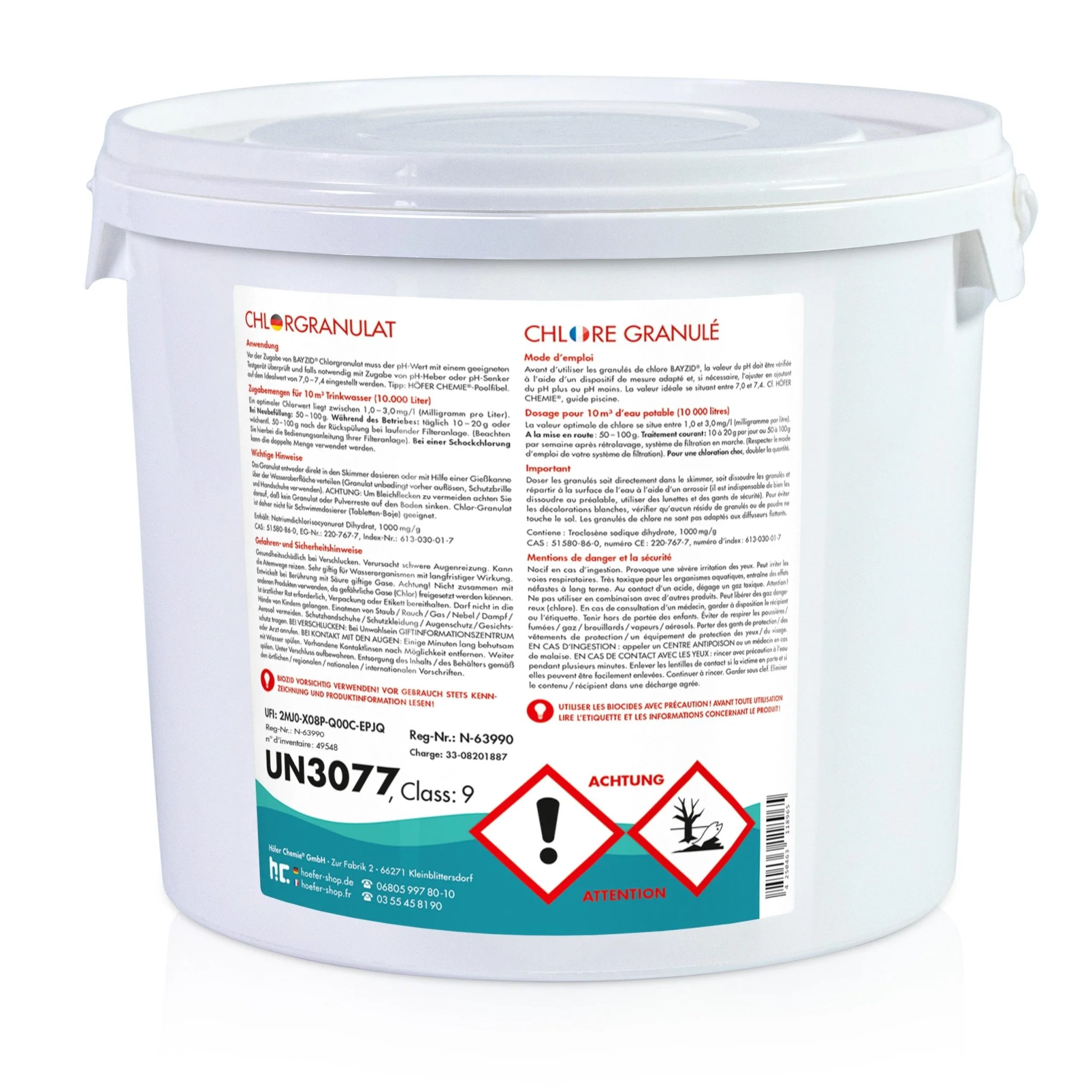 5 kg BAYZID® Chlorgranulat für Pools - Image 5
