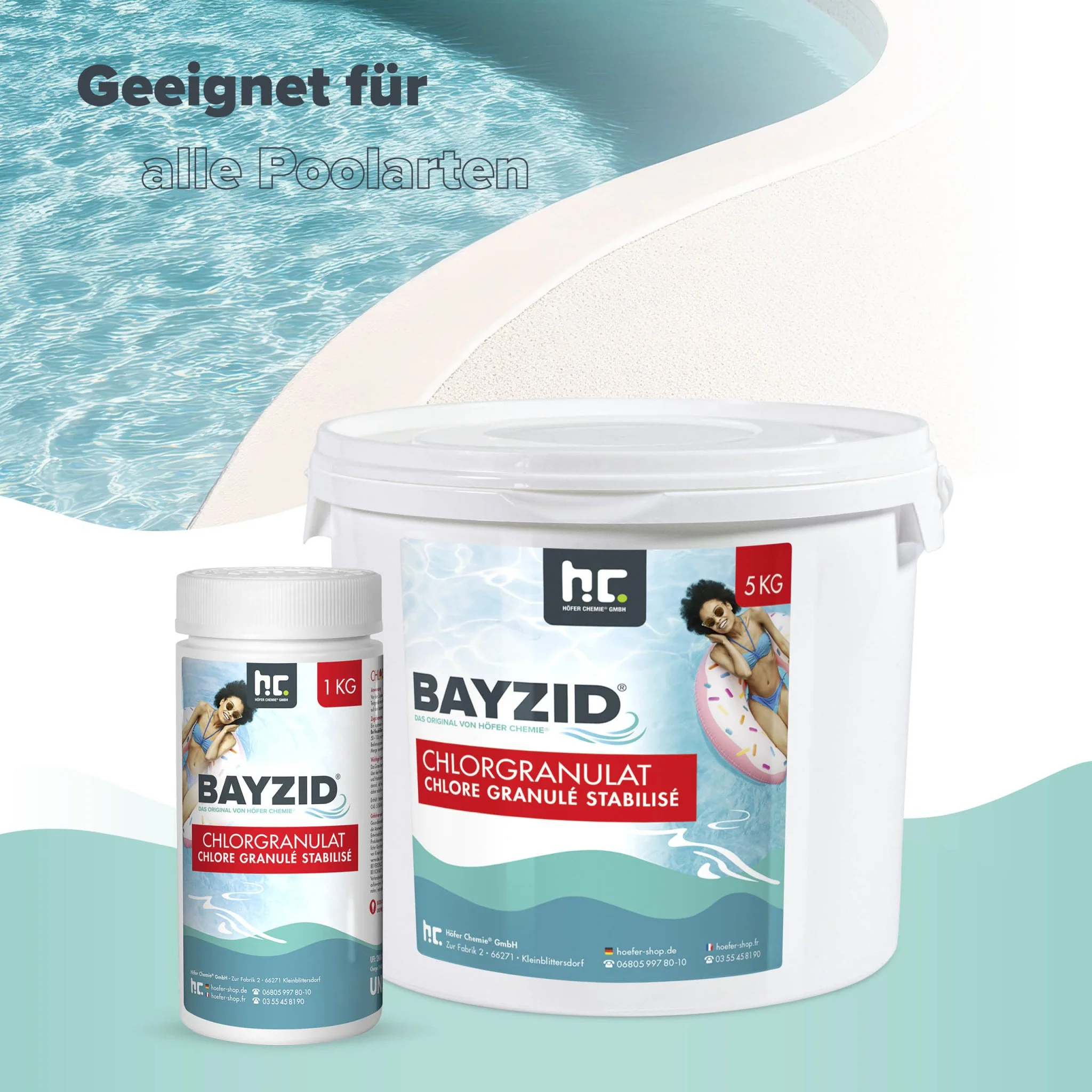5 kg BAYZID® Chlorgranulat für Pools - Image 6