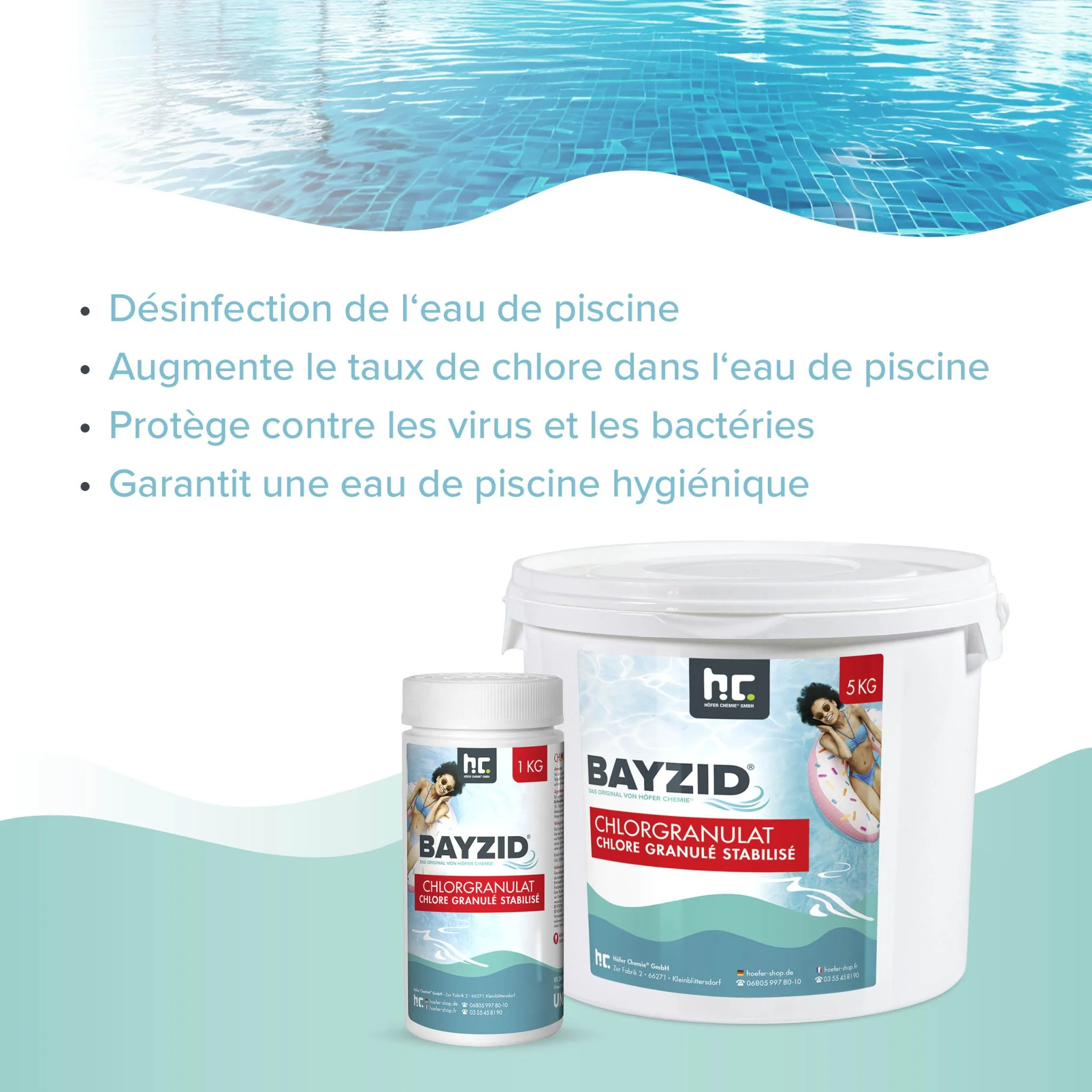 5 kg BAYZID® Chlorgranulat für Pools - Image 9