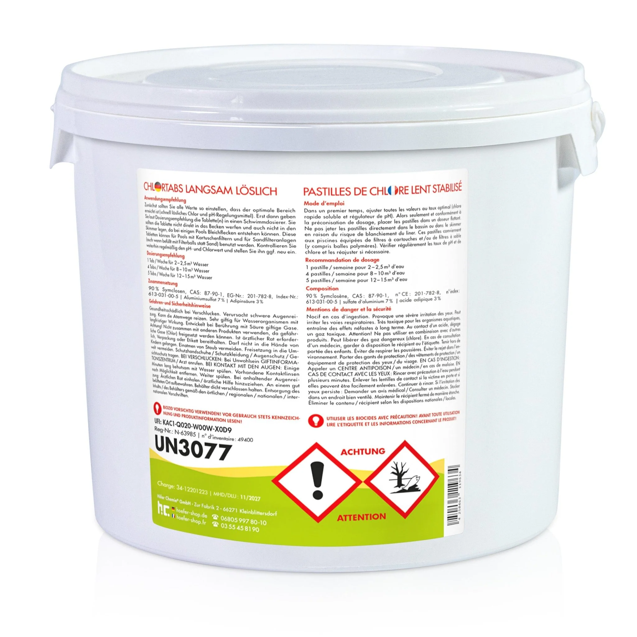 5 kg BAYZID® Chlortabs 20g langsam löslich im Eimer - Image 4