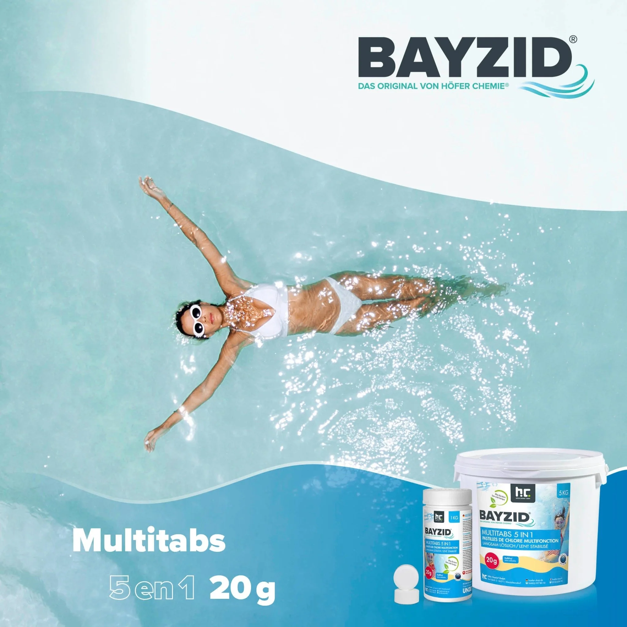5 kg BAYZID® Multitabs 20g 5in1 für Pools in Eimer - Image 8