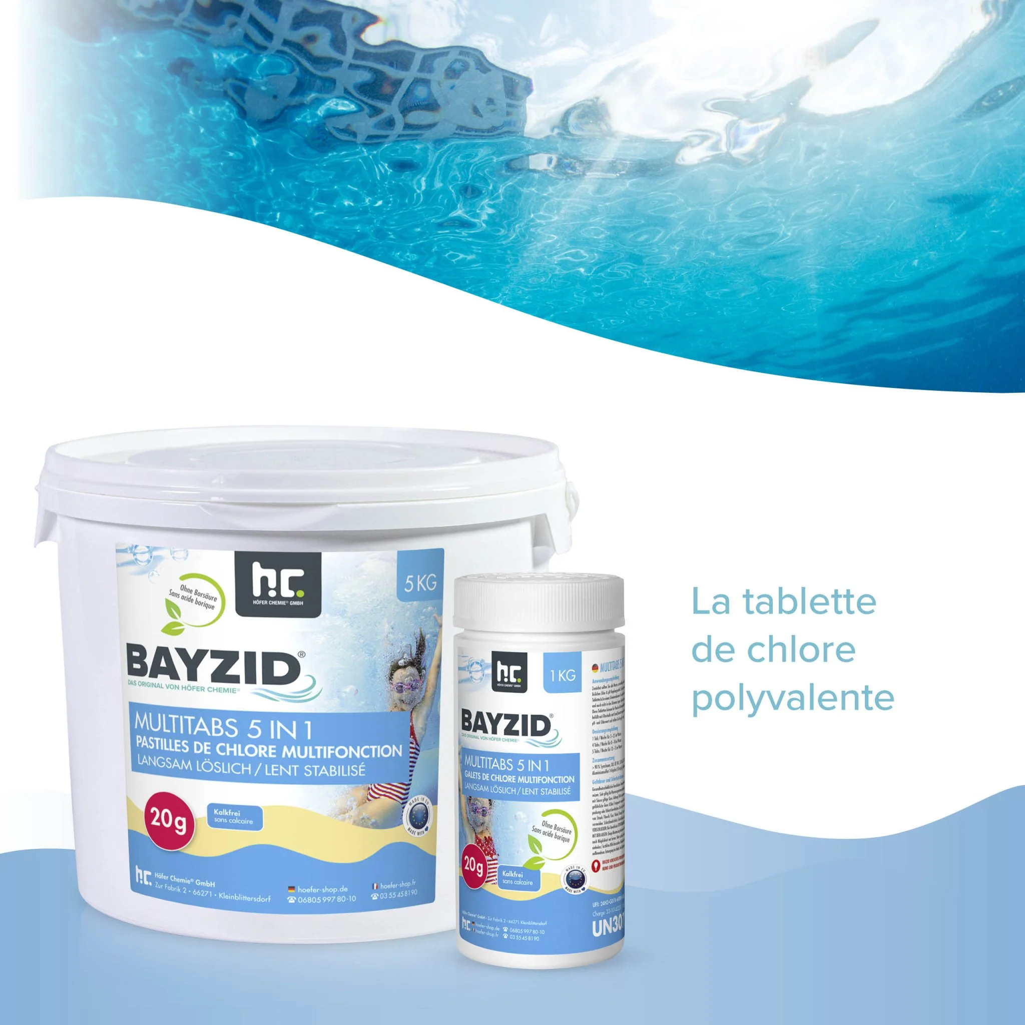 5 kg BAYZID® Multitabs 20g 5in1 für Pools in Eimer - Image 9