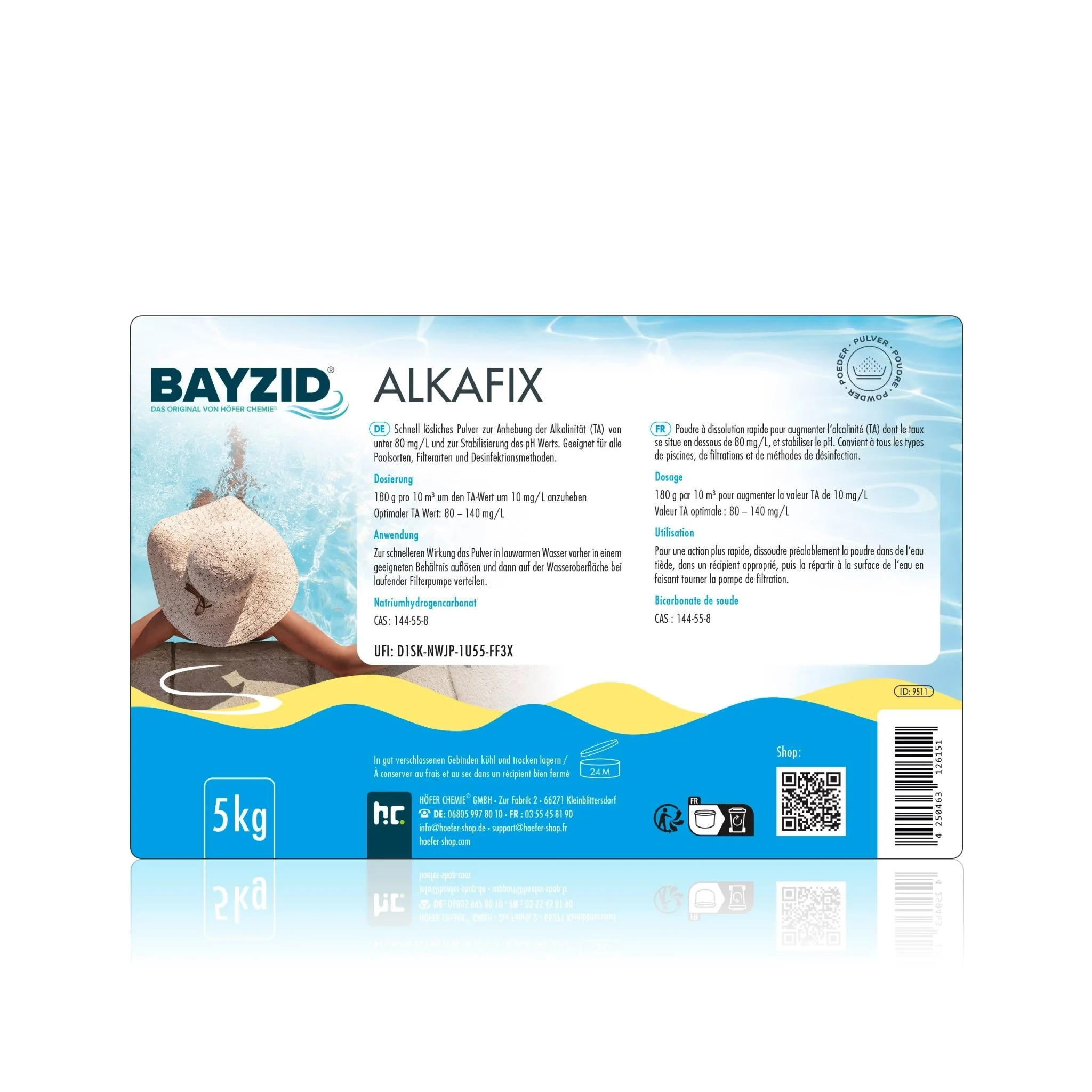 5 kg BAYZID® Alkafix zur Anhebung der Alkalinität (TA) in Eimer - Image 11