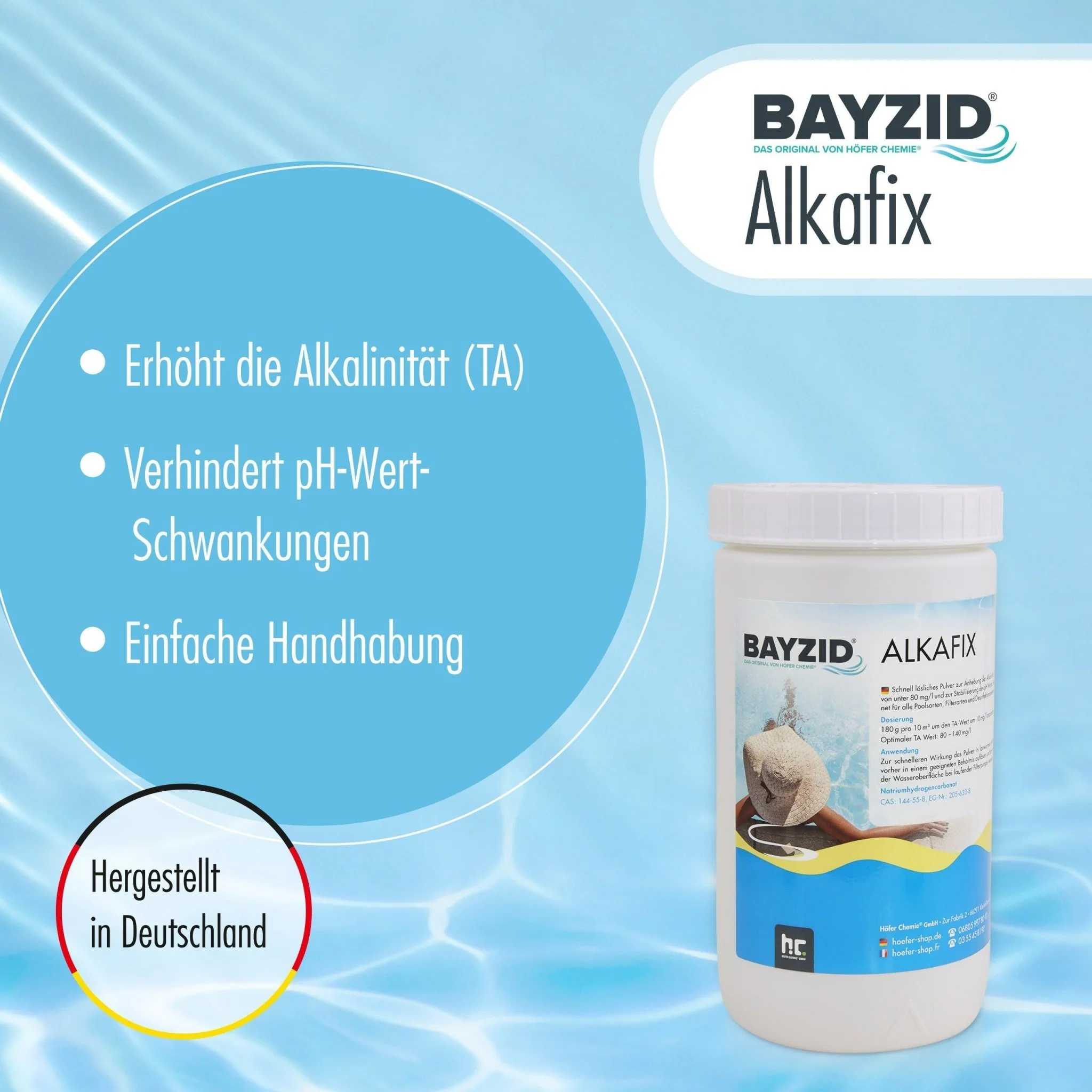 5 kg BAYZID® Alkafix zur Anhebung der Alkalinität (TA) in Eimer - Image 14