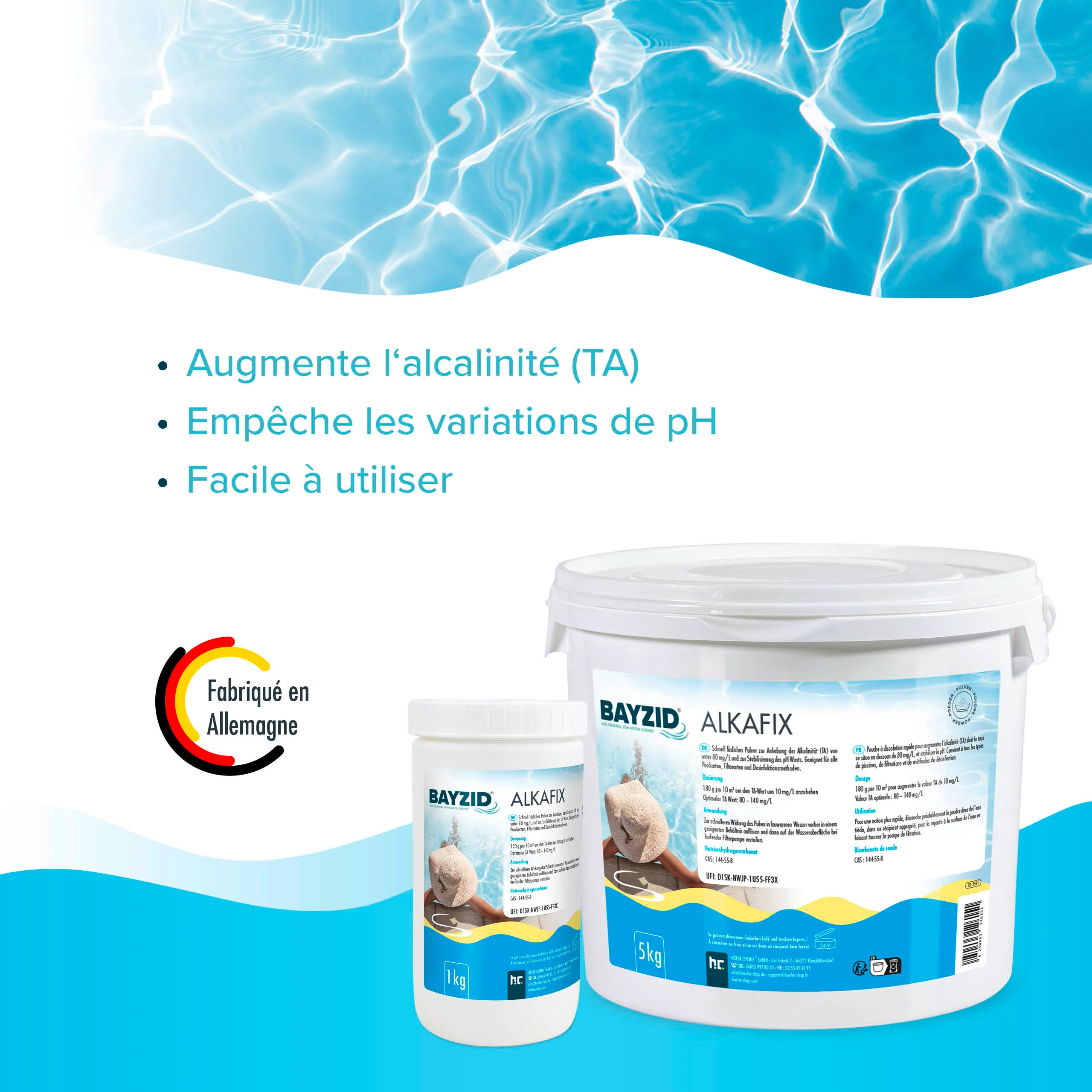 5 kg BAYZID® Alkafix zur Anhebung der Alkalinität (TA) in Eimer - Image 8