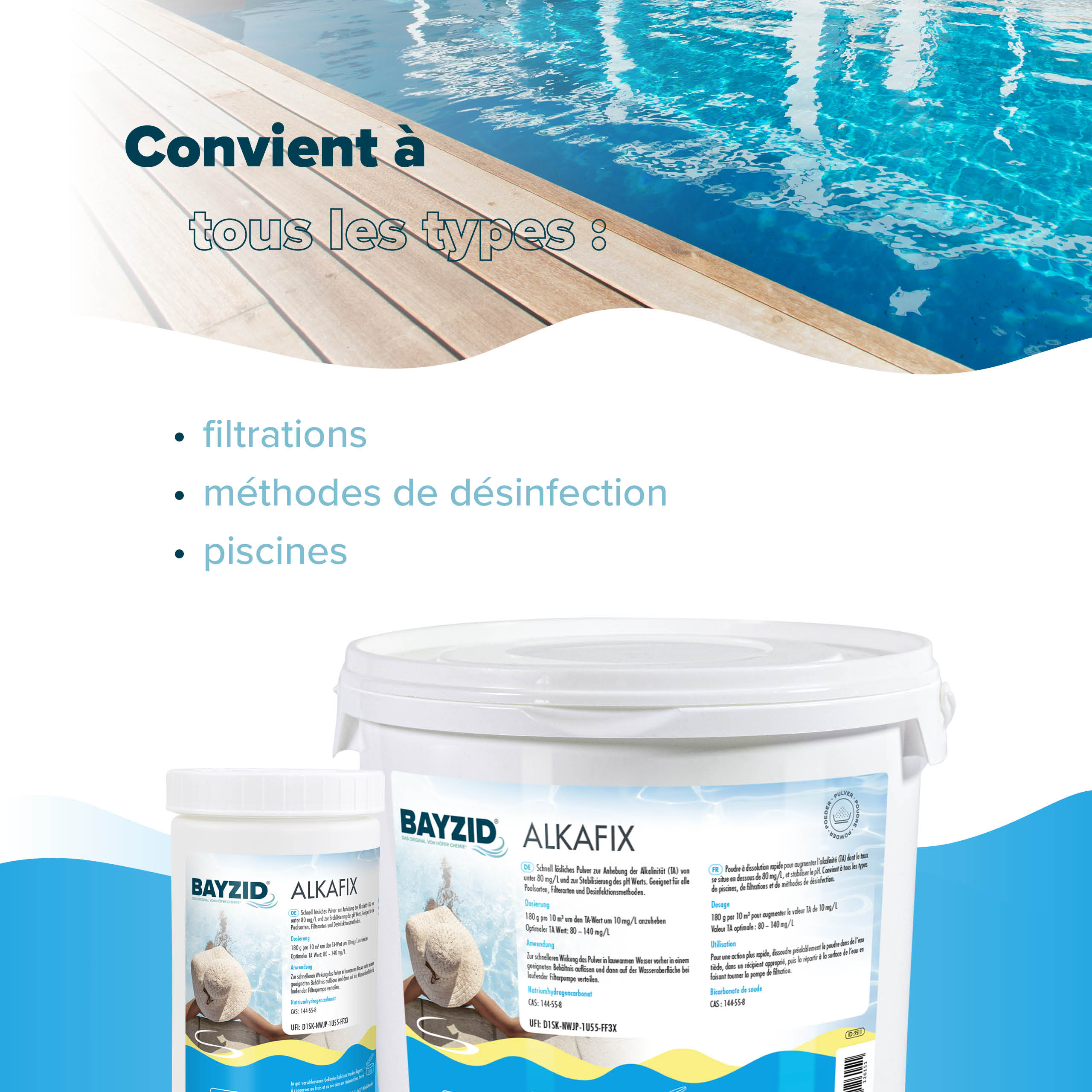 5 kg BAYZID® Alkafix zur Anhebung der Alkalinität (TA) in Eimer - Image 9