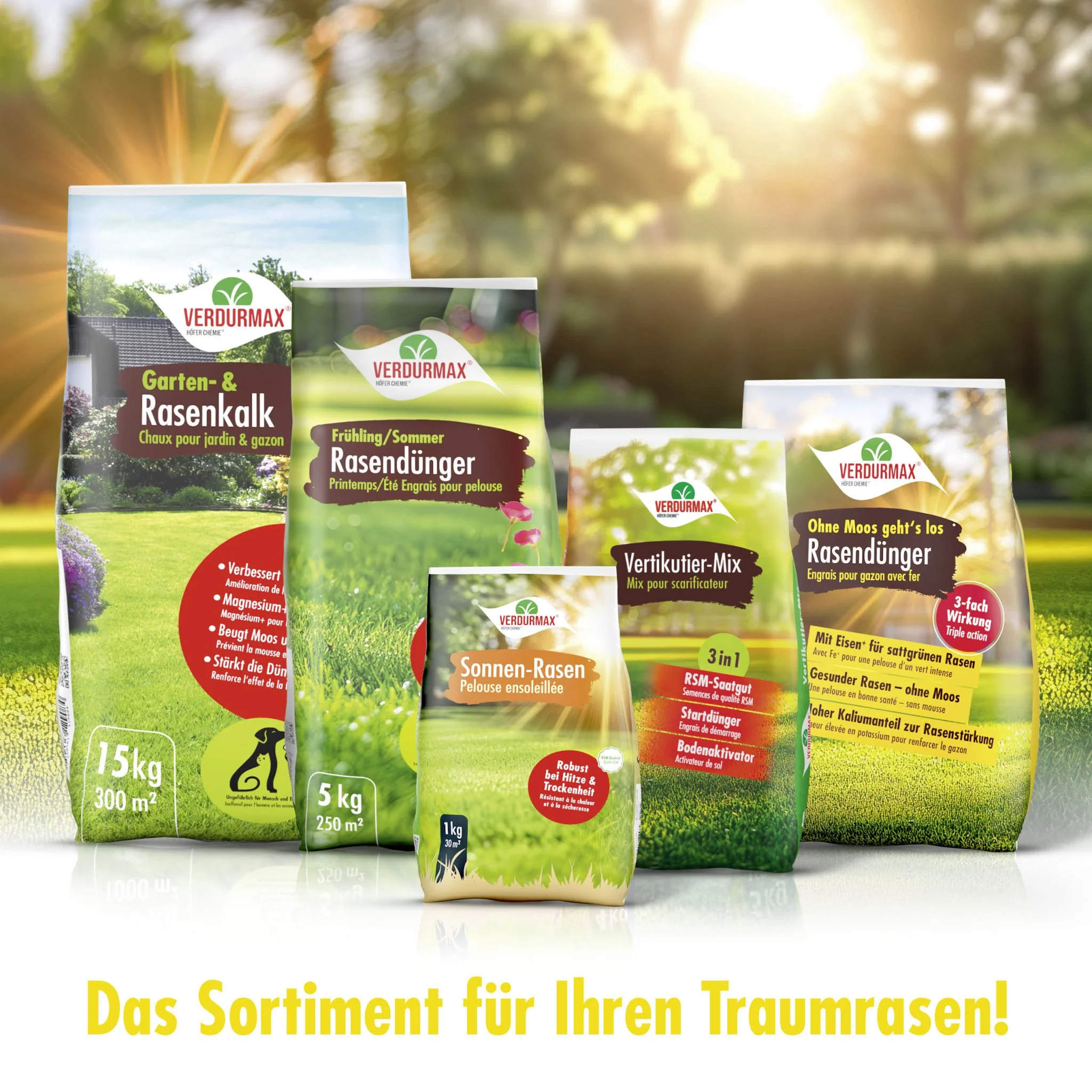 5 kg VERDURMAX® Rasendünger mit Eisen - Ohne Moos geht´s los - Image 6