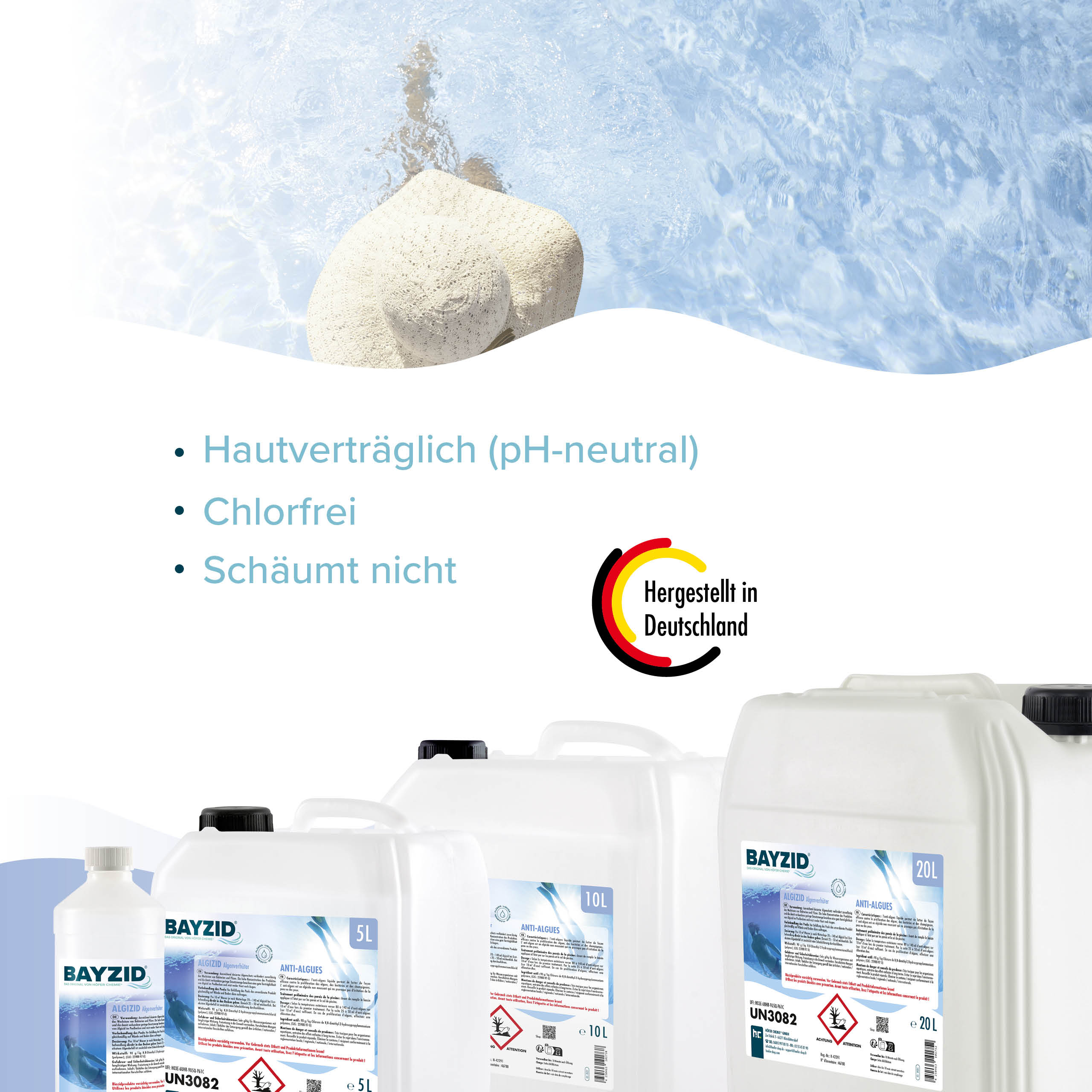 5 L BAYZID® Algizid Algenverhütung für Pools im Kanister - Image 4