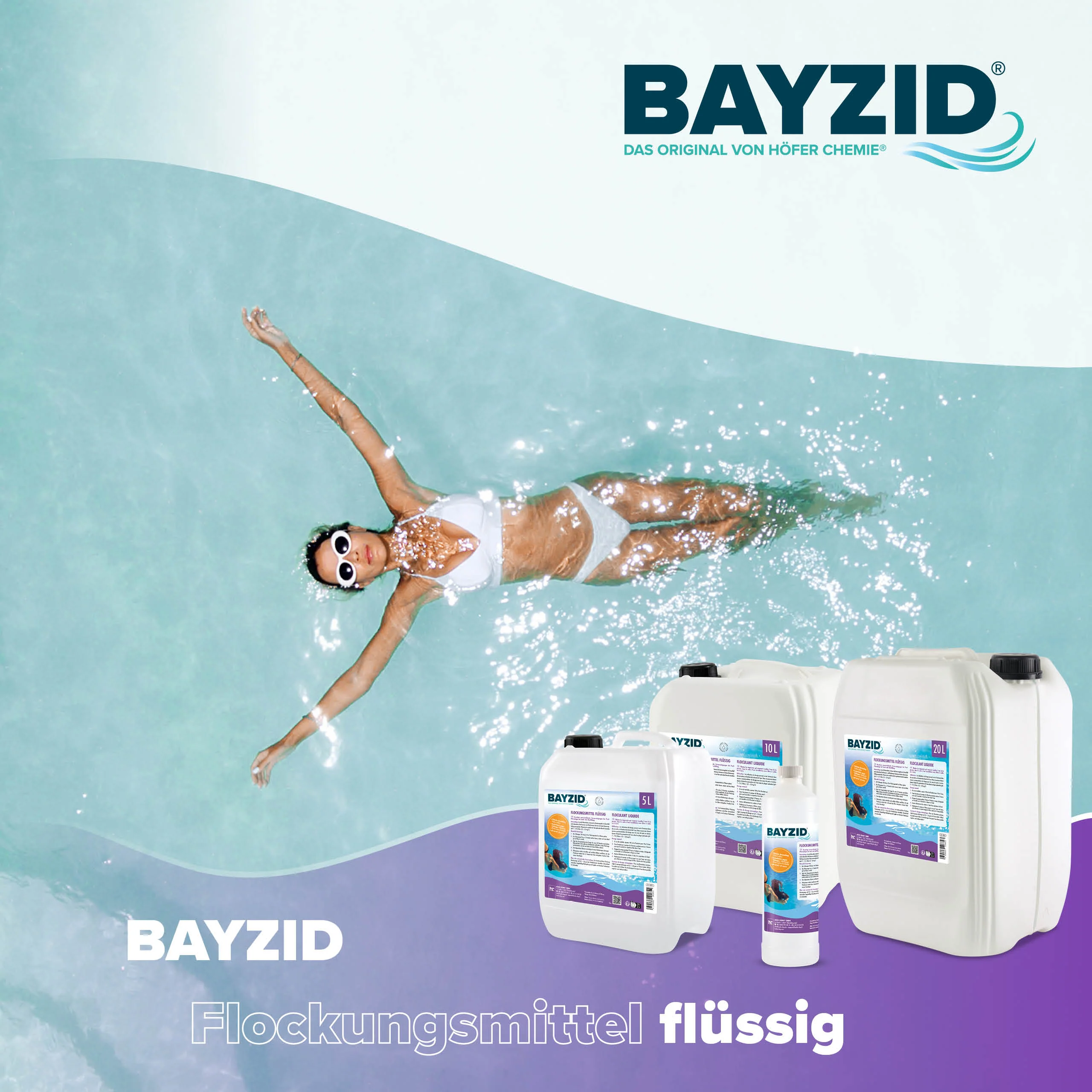5 L BAYZID® Flockungsmittel flüssig für Pools im Kanister - Image 2