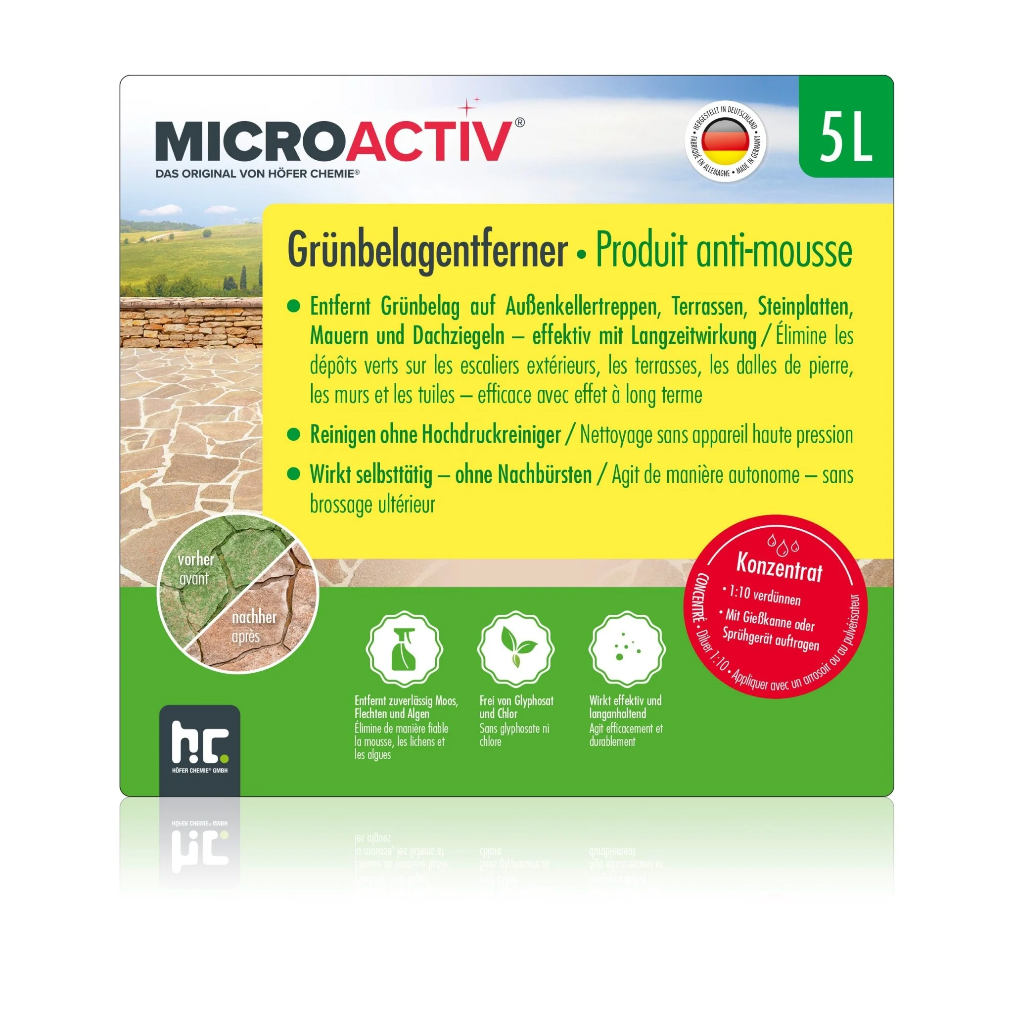 5 L MICROACTIV® Steinreiniger / Grünbelag-Entferner - Image 13