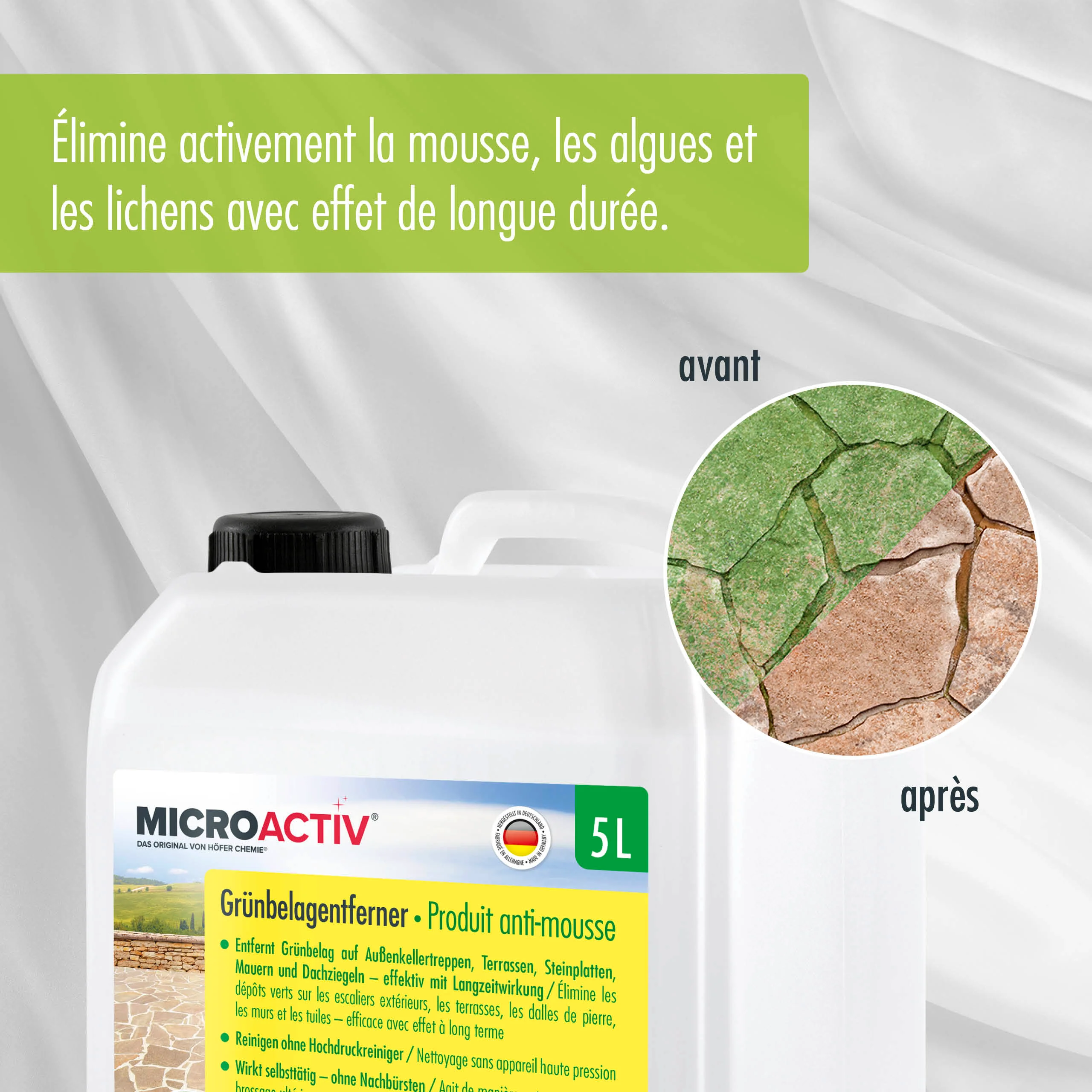 5 L MICROACTIV® Steinreiniger / Grünbelag-Entferner - Image 20