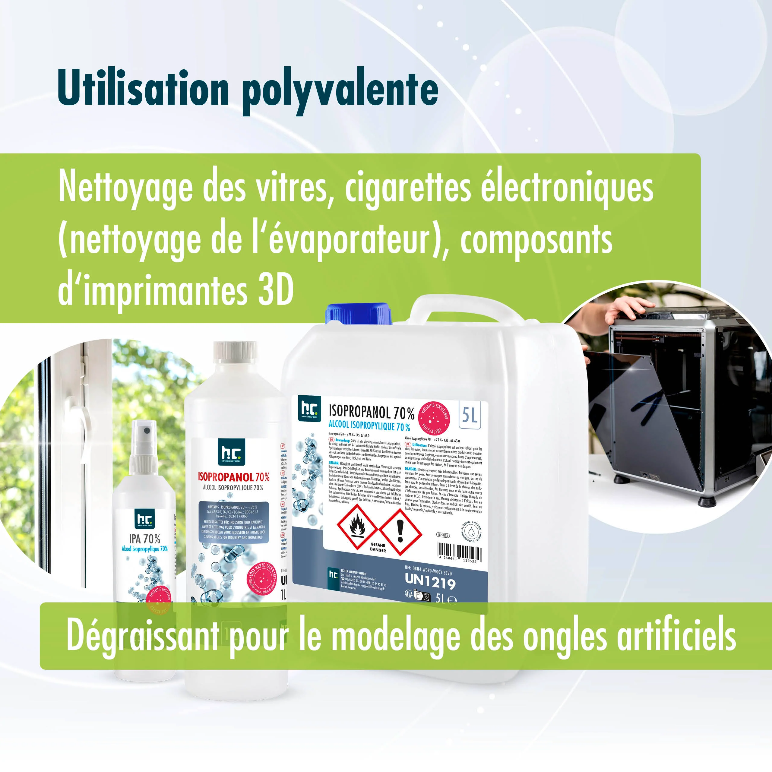 5 L Höfer Chemie® Isopropanol 70% in Kanistern - Image 10