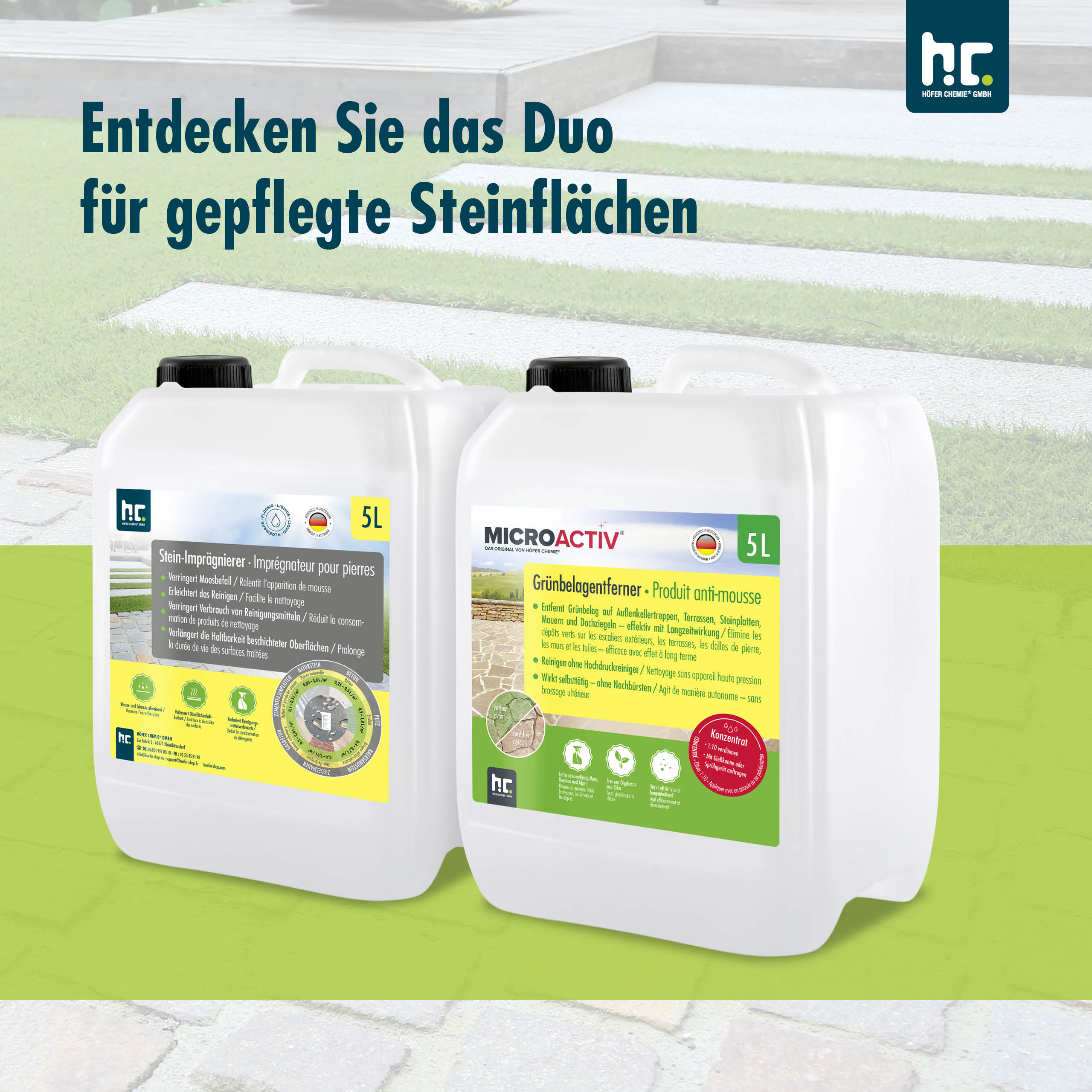 5 L Höfer Chemie® Steinimprägnierung in Kanister - Image 5