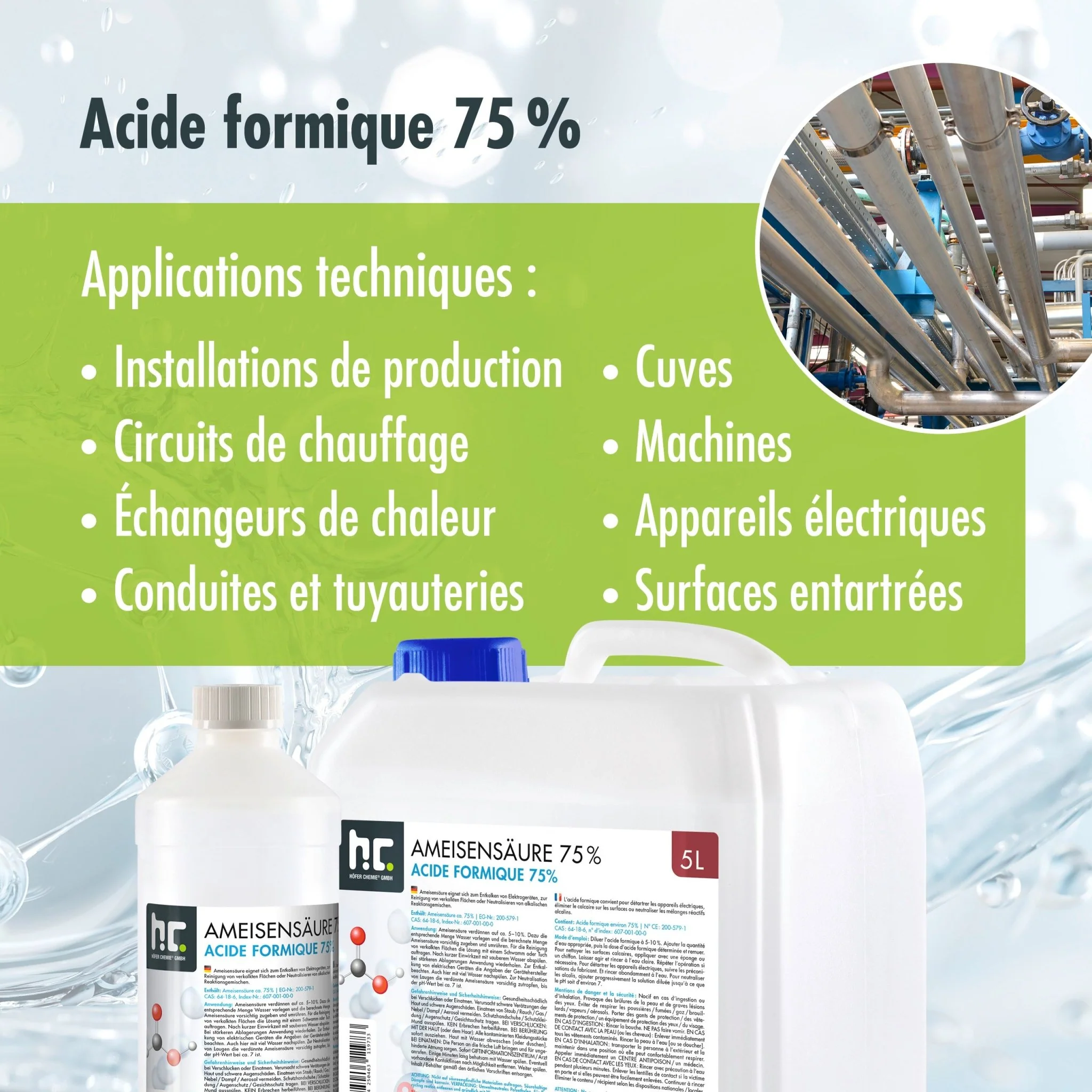 5 L Höfer Chemie® Ameisensäure 73% technische Qualität - Image 20