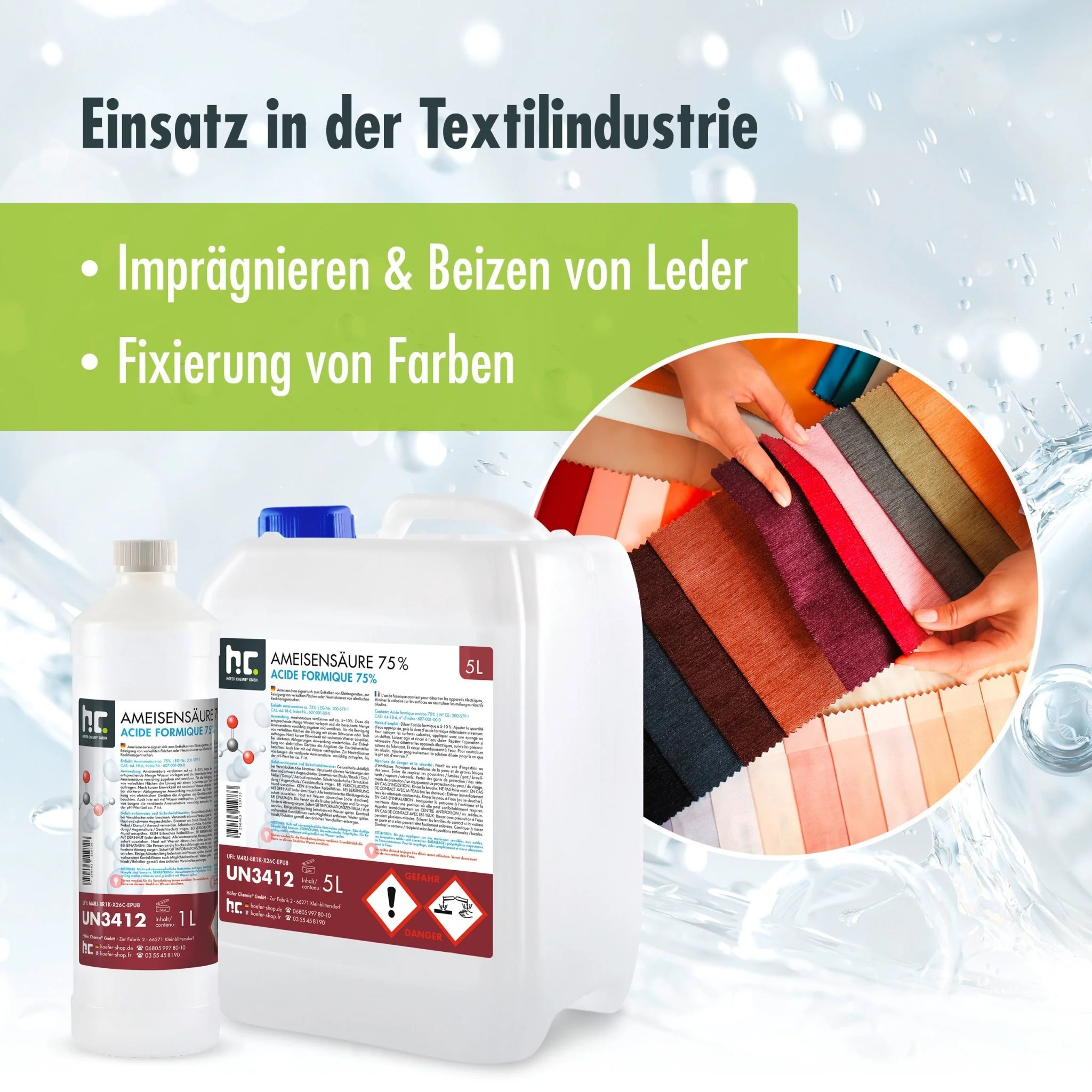 5 L Höfer Chemie® Ameisensäure 73% technische Qualität - Image 21