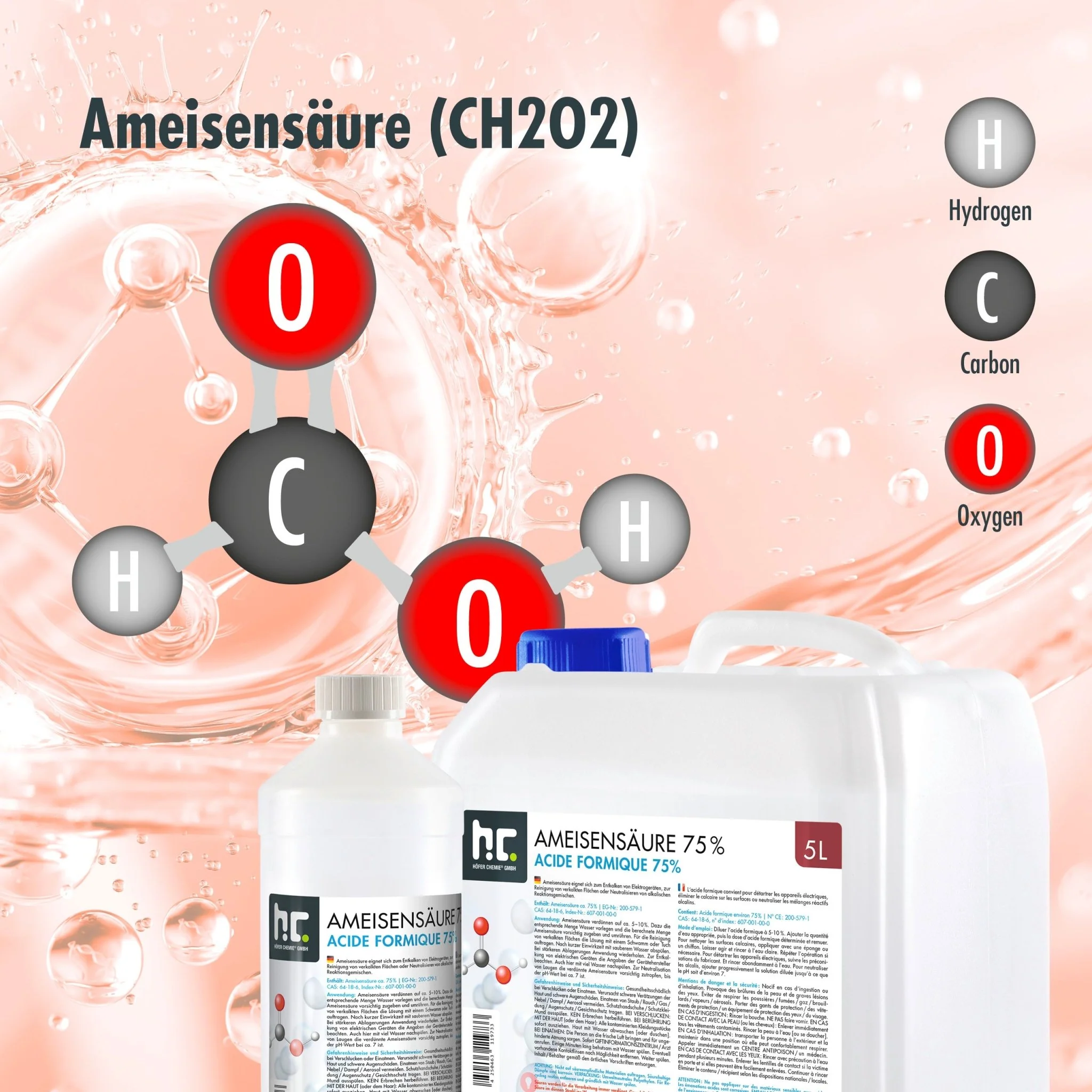 5 L Höfer Chemie® Ameisensäure 73% technische Qualität - Image 23