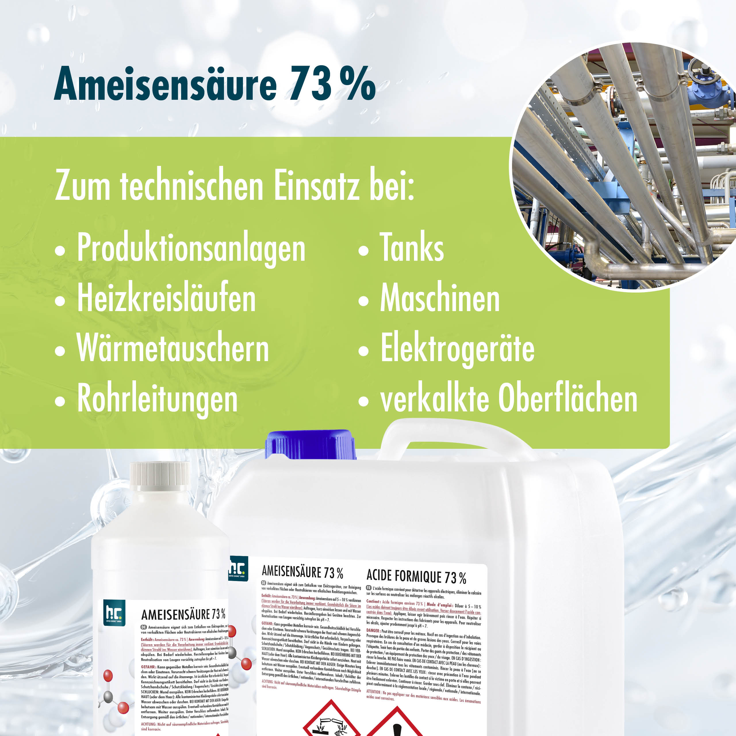 5 L Höfer Chemie® Ameisensäure 73% technische Qualität - Image 4