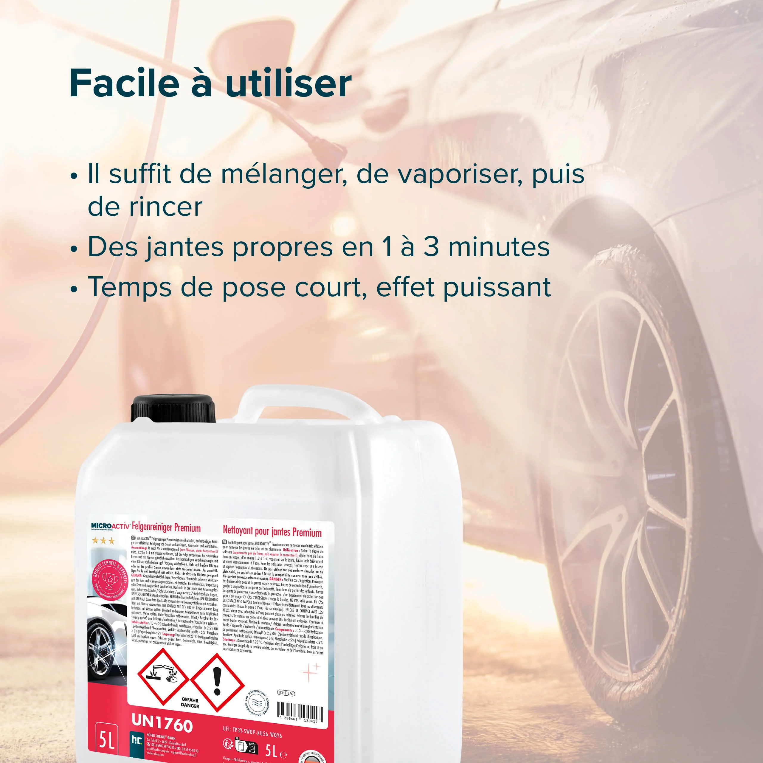 5 L MICROACTIV® Felgenreiniger Konzentrat Premium - Image 10