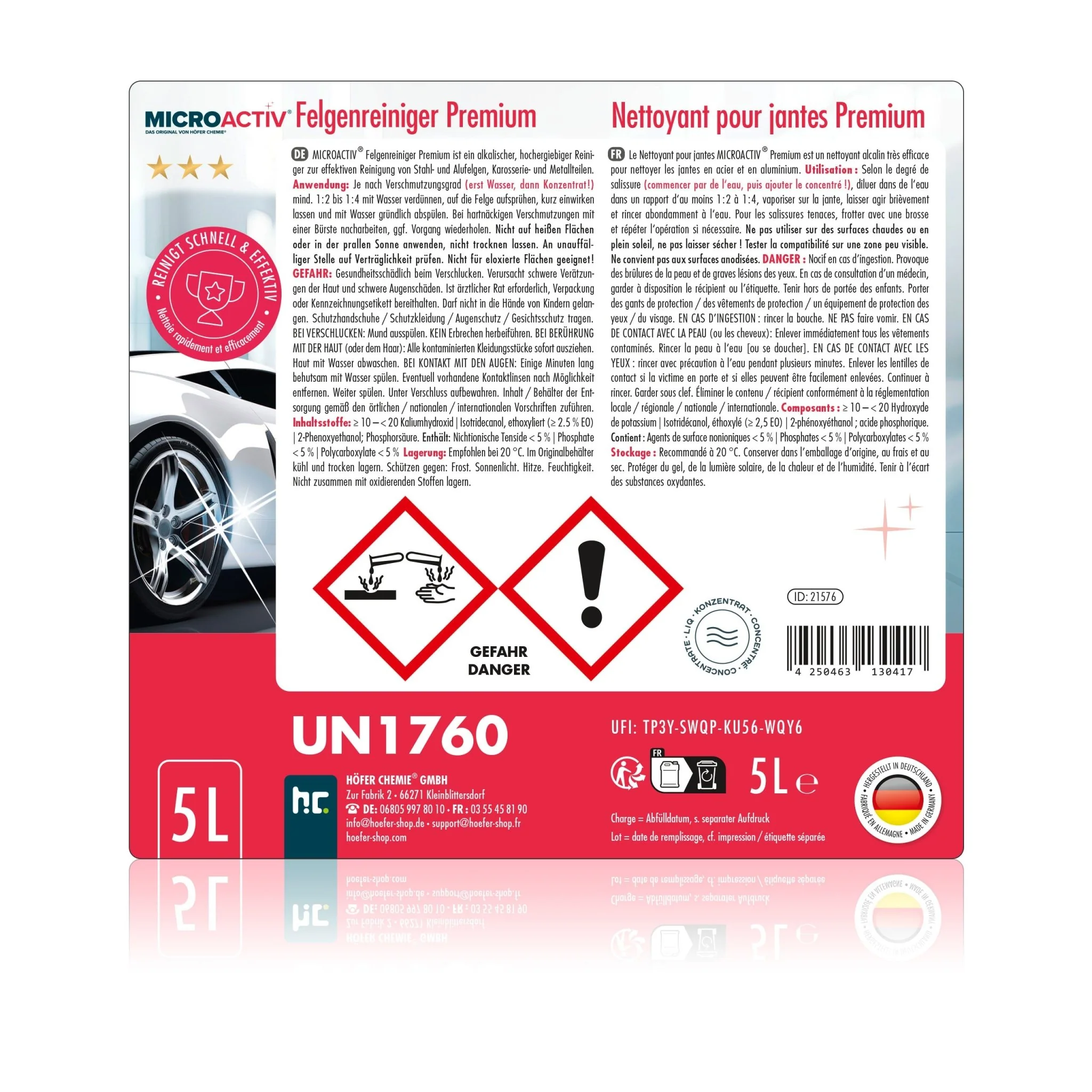 5 L MICROACTIV® Felgenreiniger Konzentrat Premium - Image 12