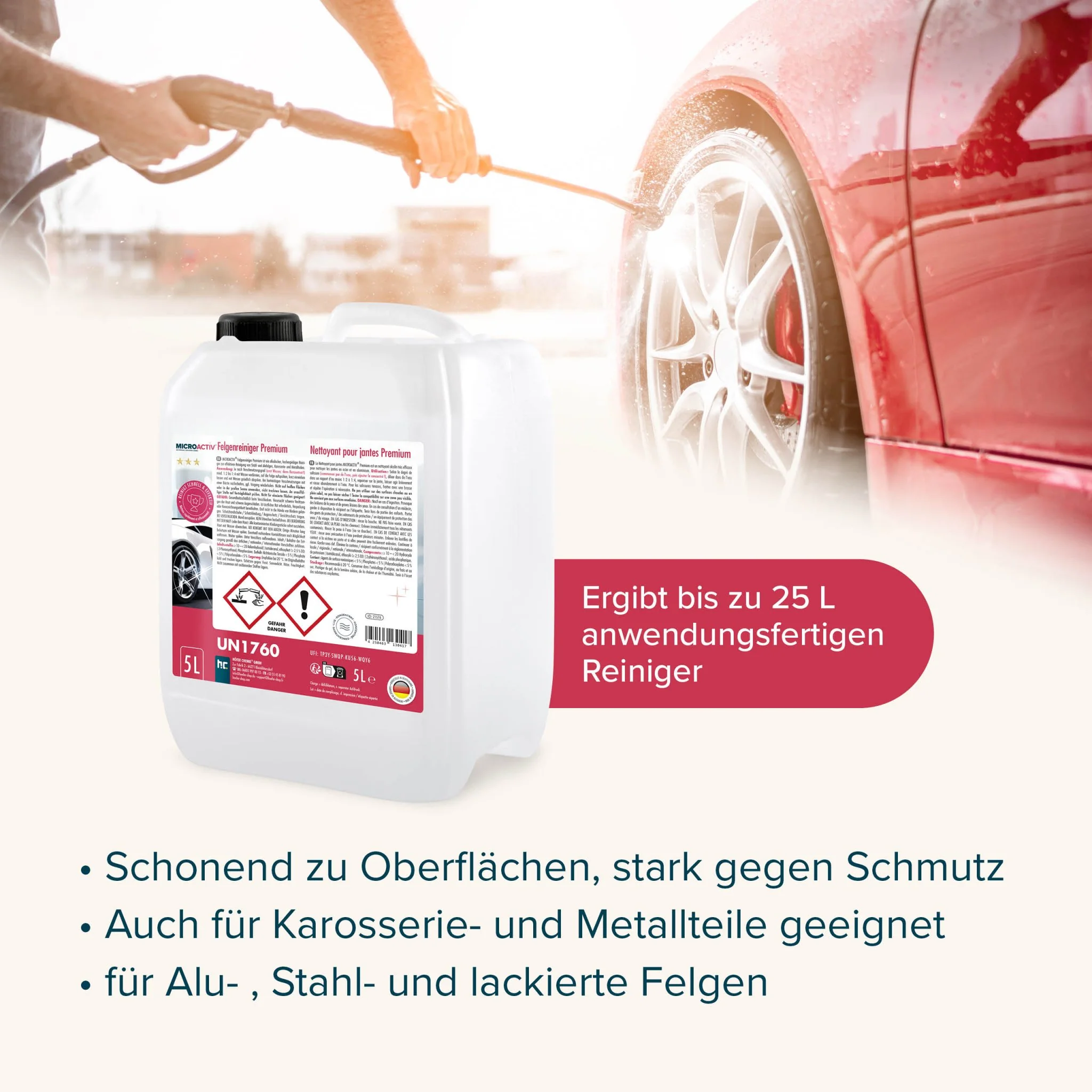5 L MICROACTIV® Felgenreiniger Konzentrat Premium - Image 4