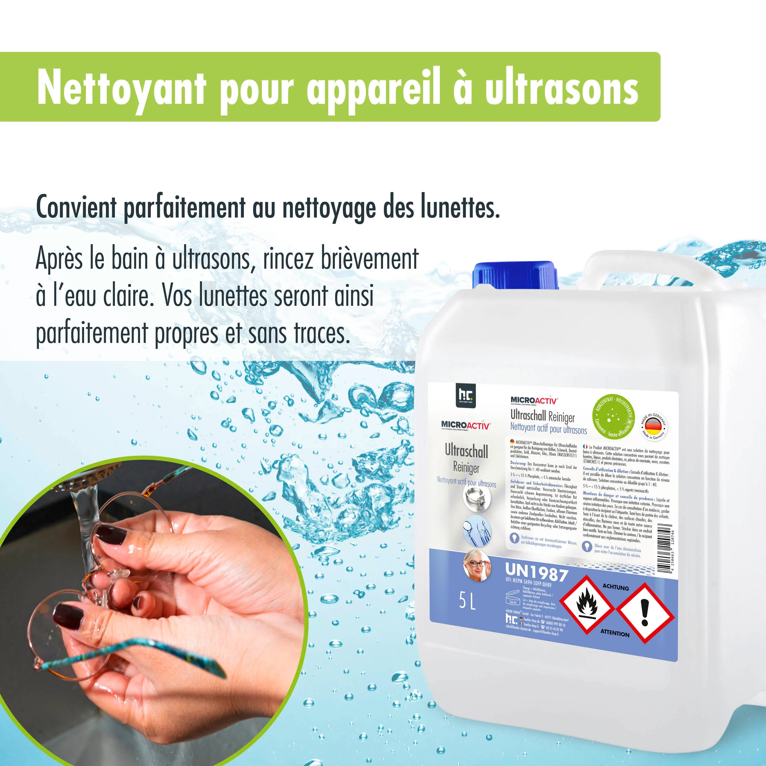 5 L Microactiv® Ultraschallreiniger Flüssig-Konzentrat für Ultraschallbad - Image 11