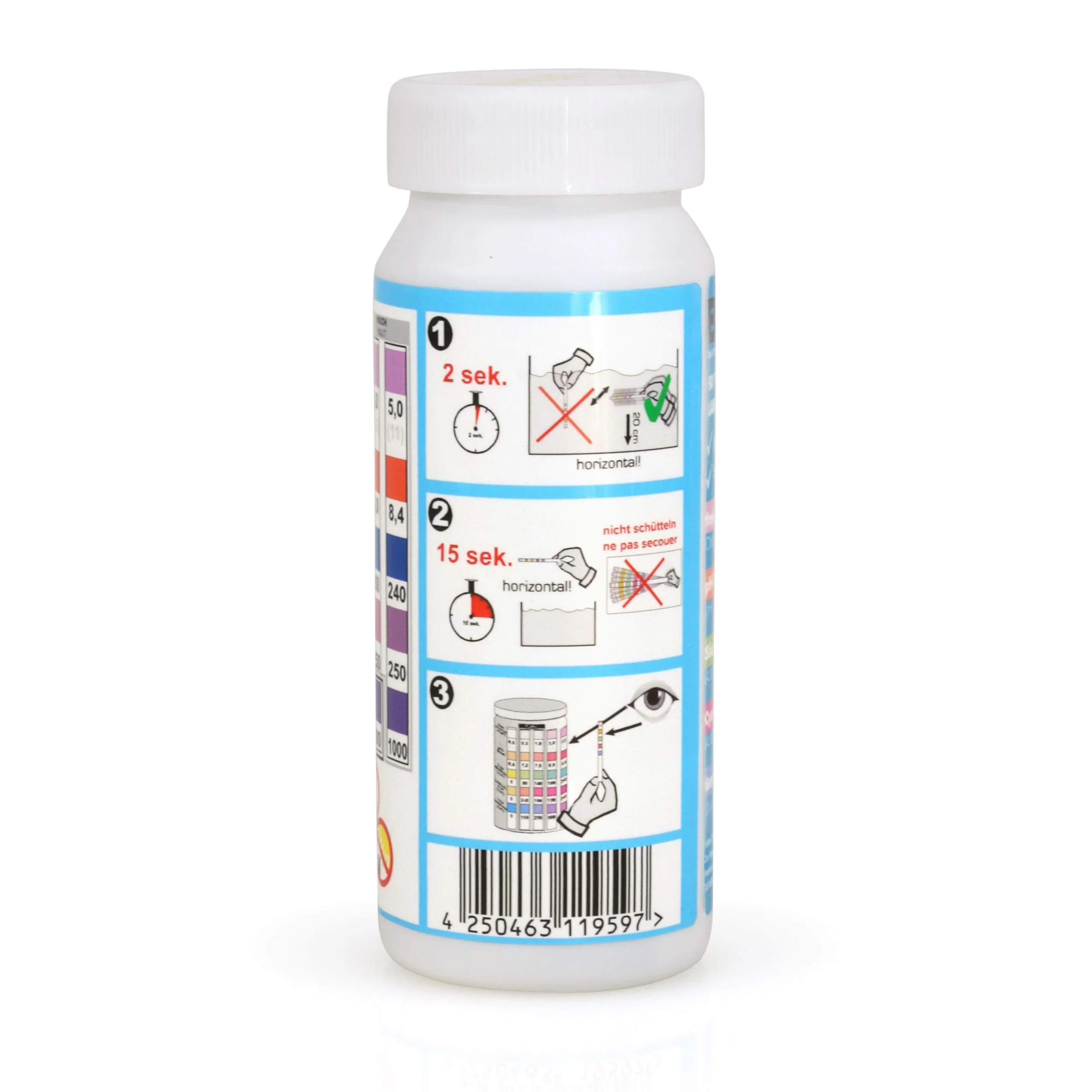 50 Stück BAYZID® 5 in 1 Pool Teststreifen - Image 3