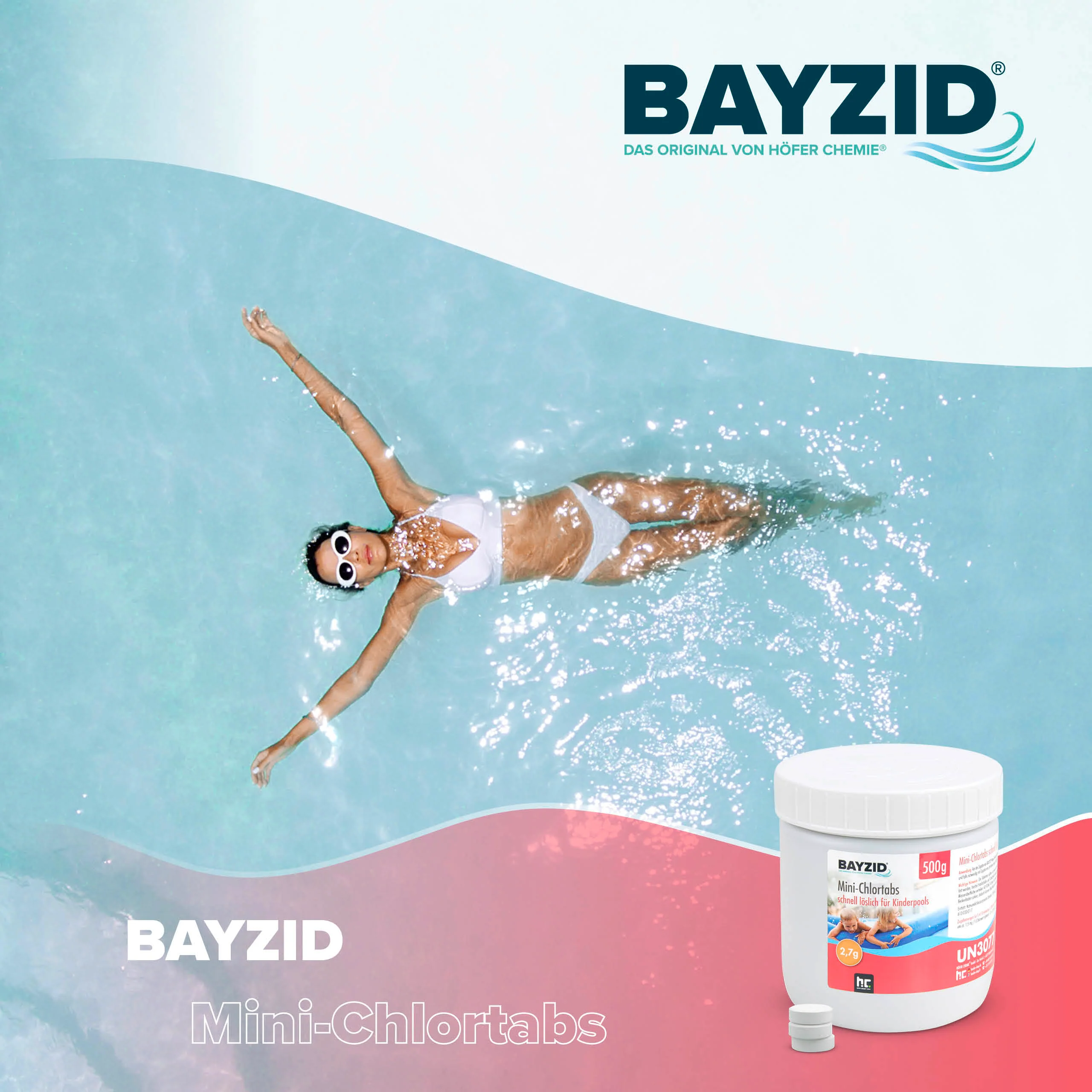 500 g BAYZID® Mini - Chlortabs 2,7 g für kleine Pools - Image 2