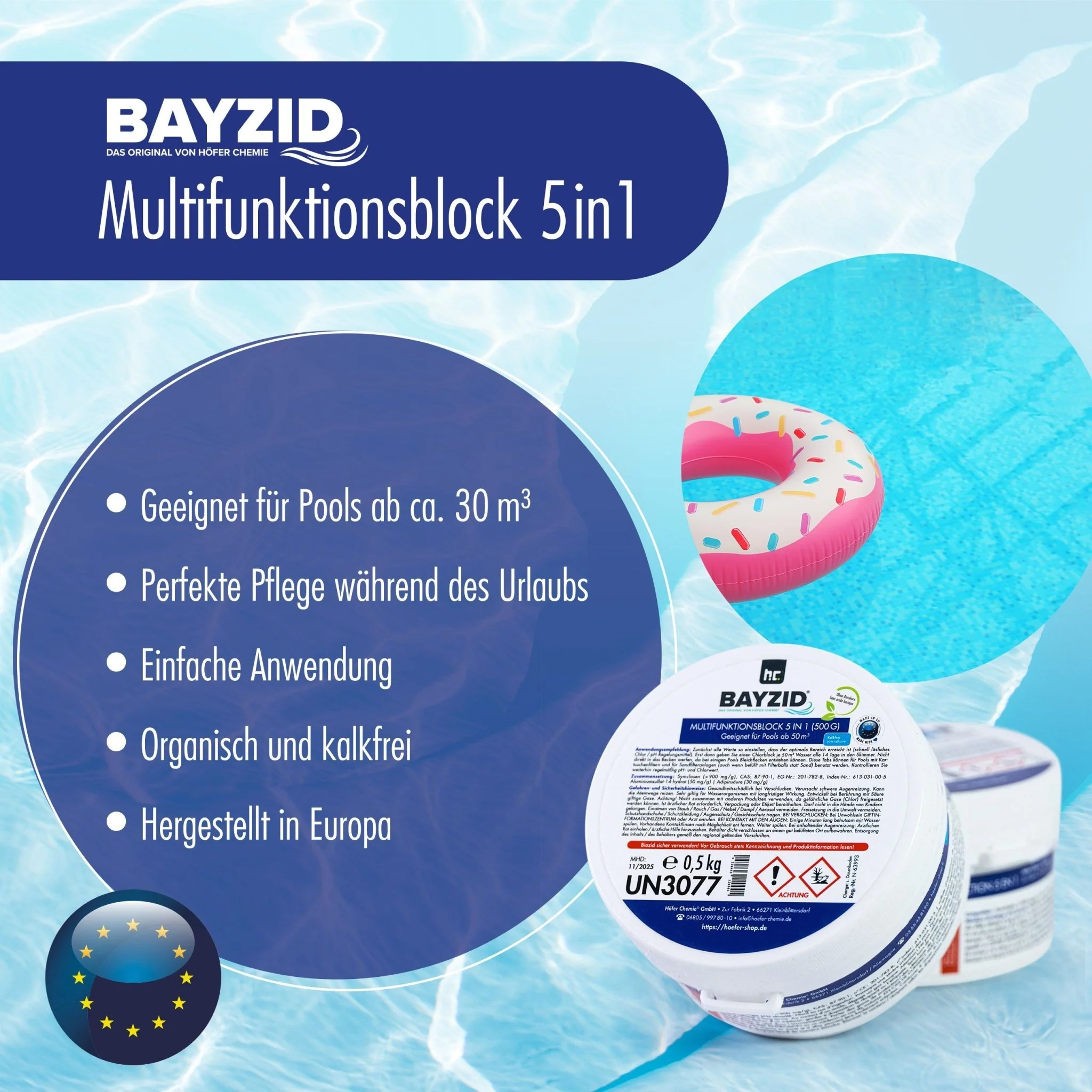 500 g BAYZID® Multiblock 5in1 für Pools - Image 5