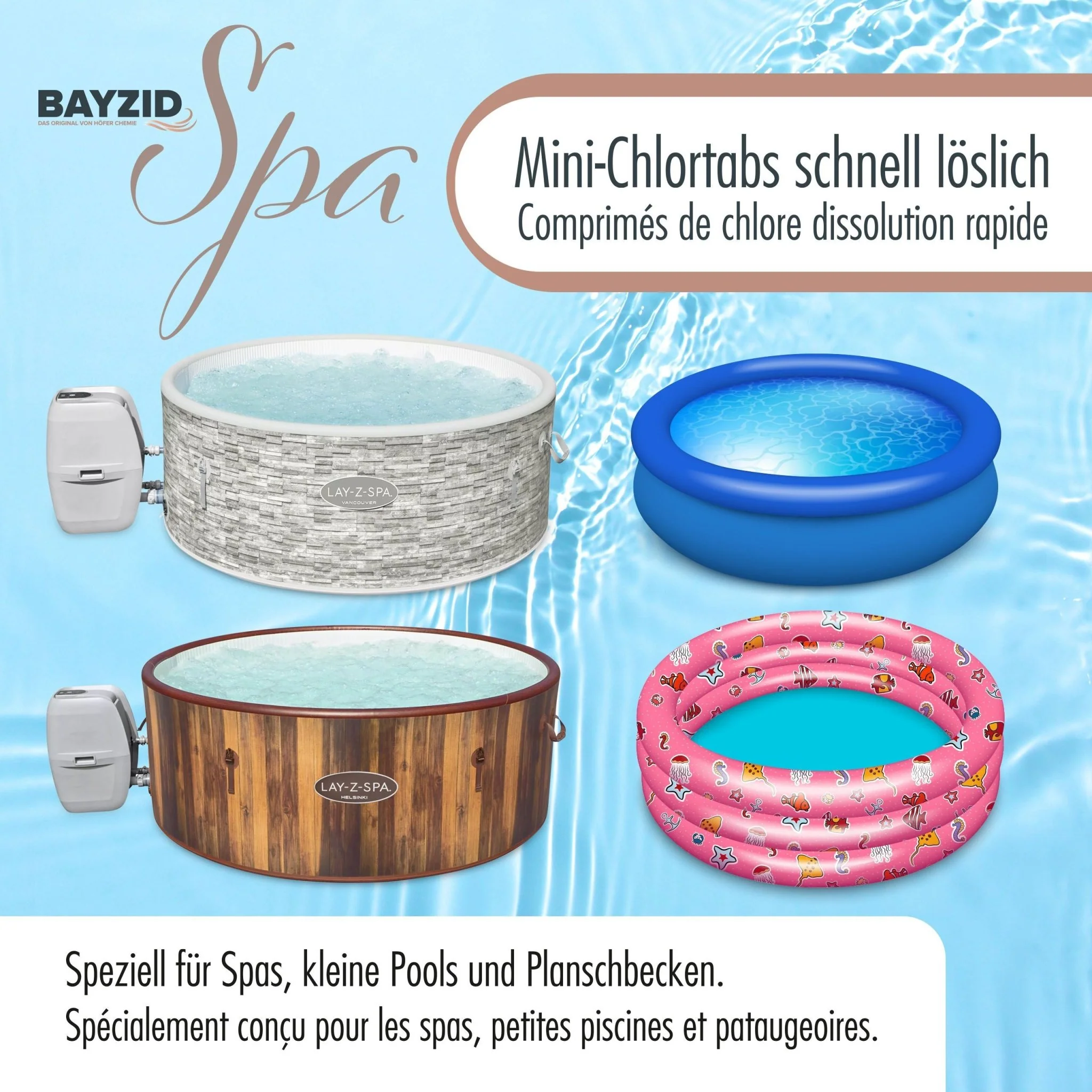 500 g BAYZID® SPA Mini - Chlortabs 2,7 g schnell löslich - Image 4