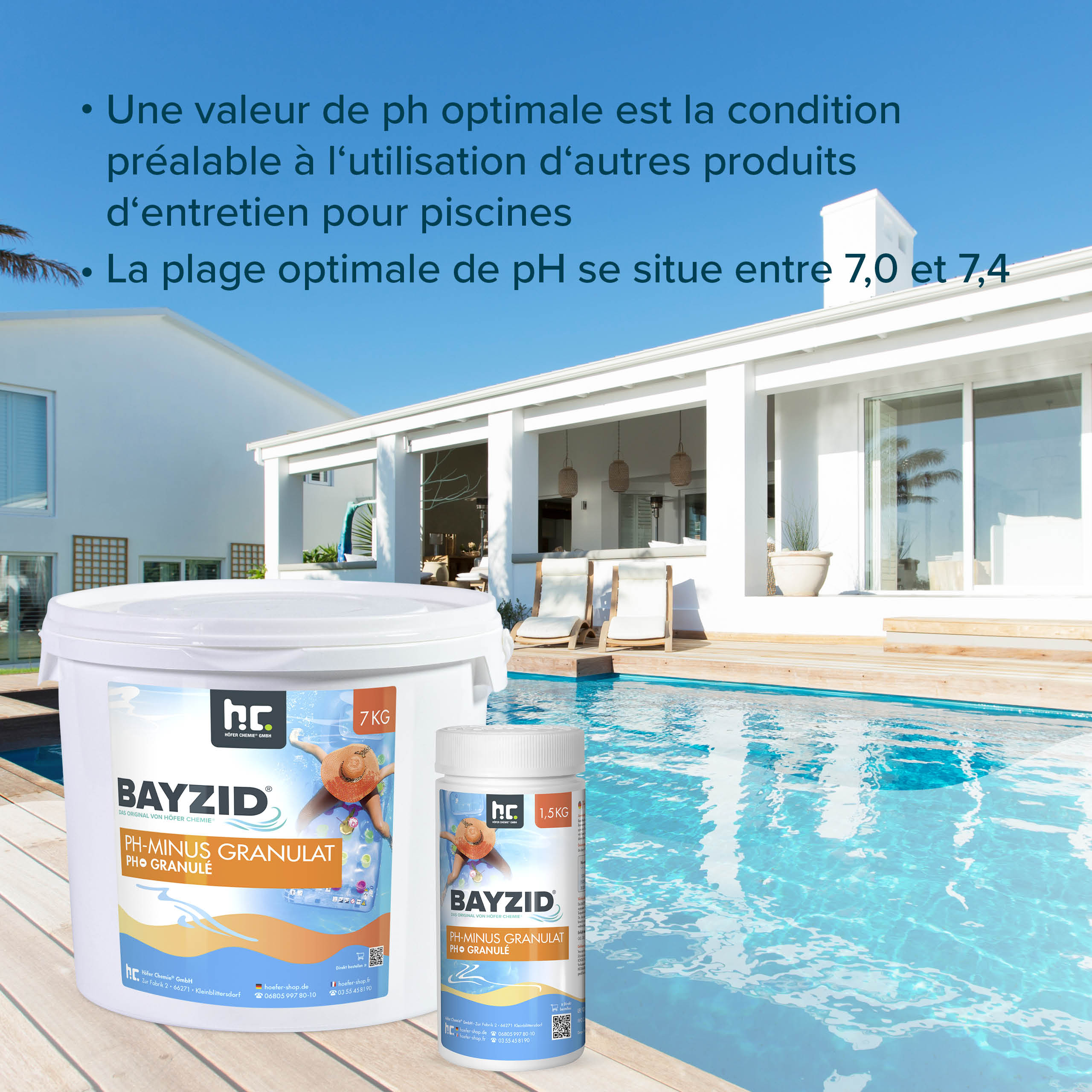 7 kg BAYZID® pH Minus Granulat für den Pool - Image 10